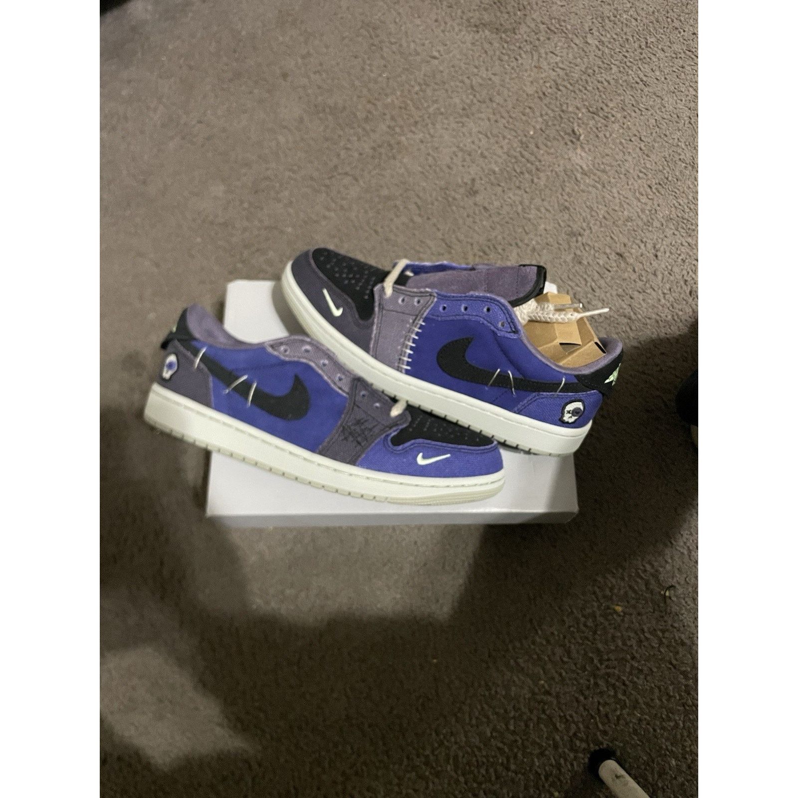 Jordan Brand Size 8- Air Jordan Retro 1 Low Zion Williamson Voodoo Magic Size US 8 / EU 41 - 2 Thumbnail