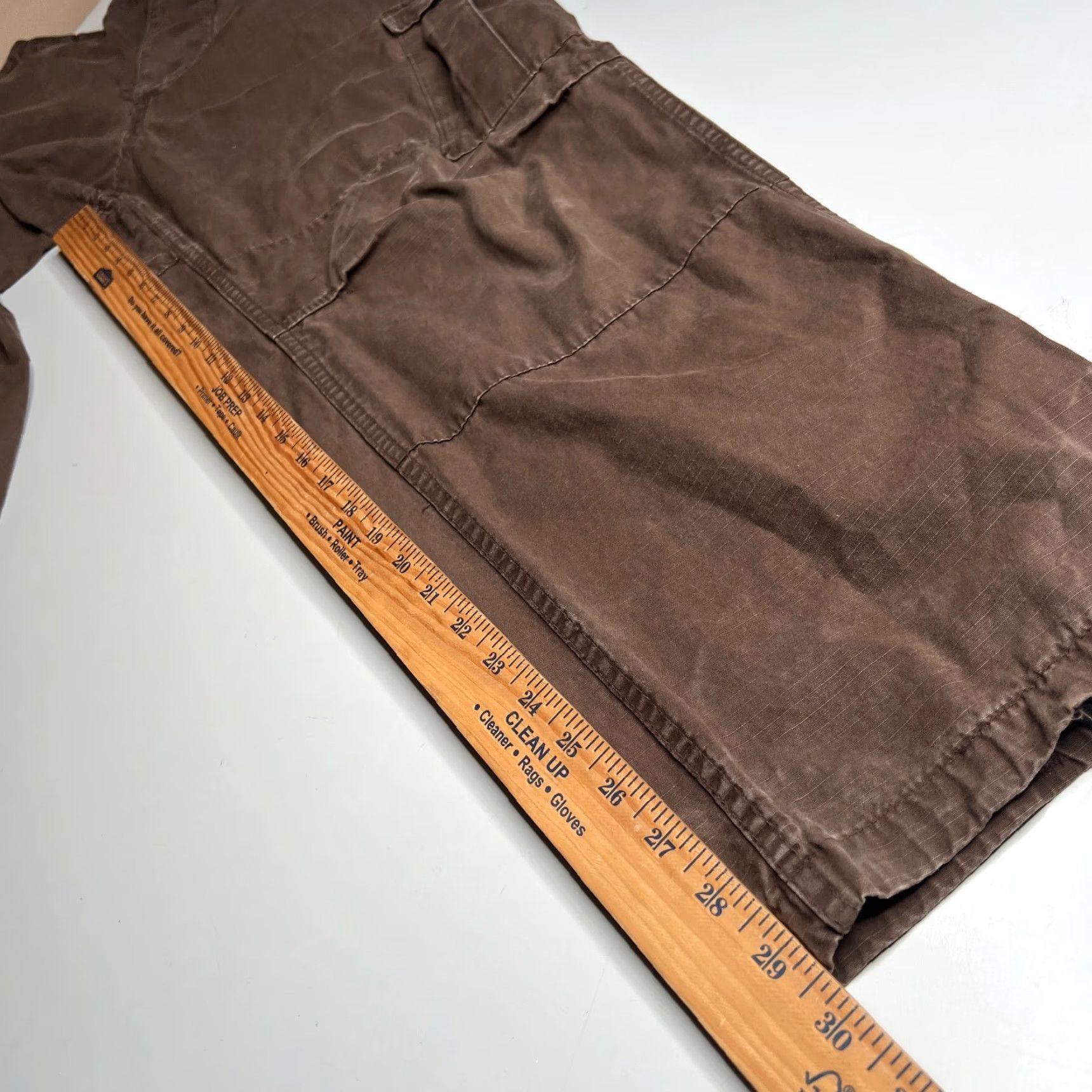Vintage VINTAGE U.S. Military Cargo Trousers Pants Brown 100% Cotton NSN 8415-01-084-1713 Medium Regular Men cargo pockets Drawstring cuffs USA Size US 31 - 3 Thumbnail