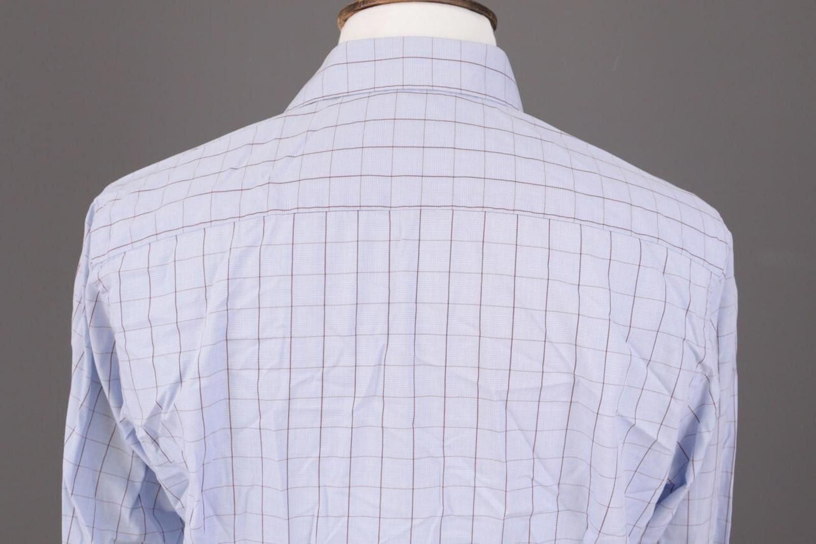 Eton Eton Contemporary Fit Check Poplin Shirt Size 41 / 16 Size US M / EU 48-50 / 2 - 12 Thumbnail
