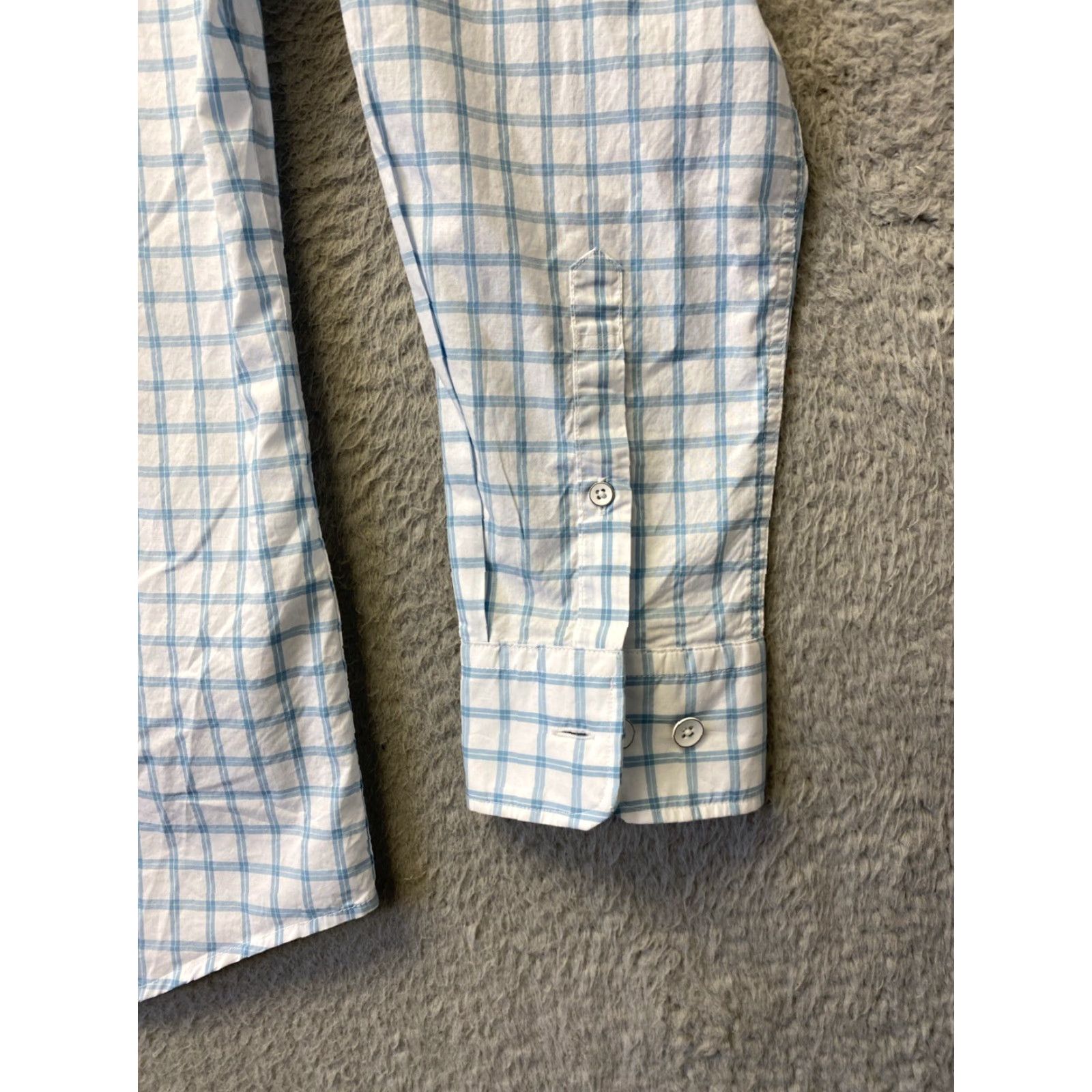Rodd & Gunn RODD & GUNN Sports Fit Button Up Shirt Mens L White Turquoise Long Sleeve /0093 Size US L / EU 52-54 / 3 - 2 Thumbnail