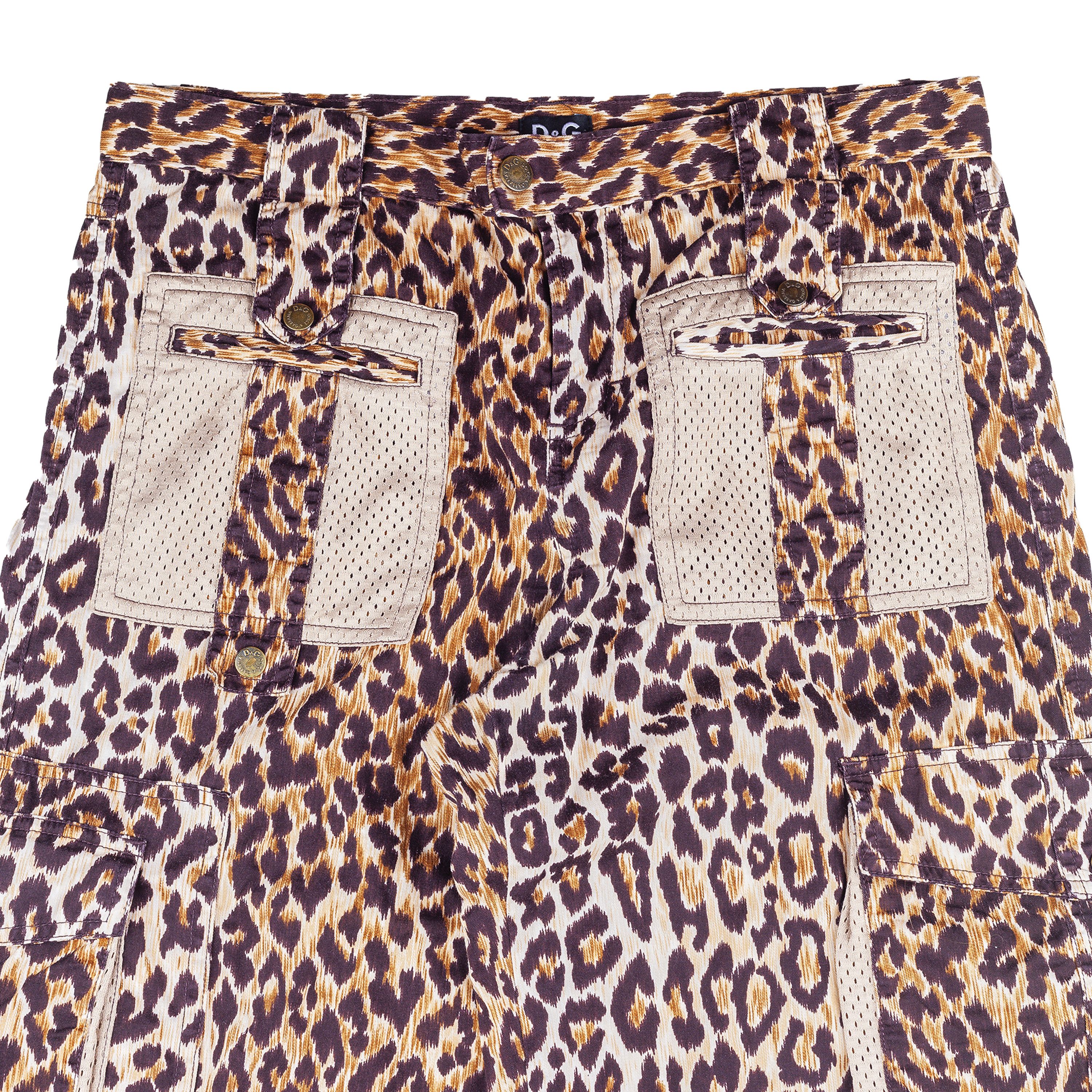 Dolce & Gabbana Dolce & Gabbana Leopard Denim Vintage Pants (M) Size 28" / US 6 / IT 42 - 5 Thumbnail