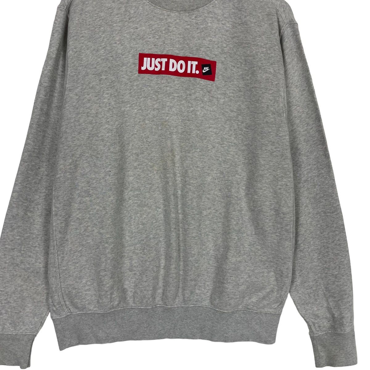 Nike 💥NIKE JDI BOX LOGO CREWNECK SWEATSHIRT Size US M / EU 48-50 / 2 - 5 Thumbnail