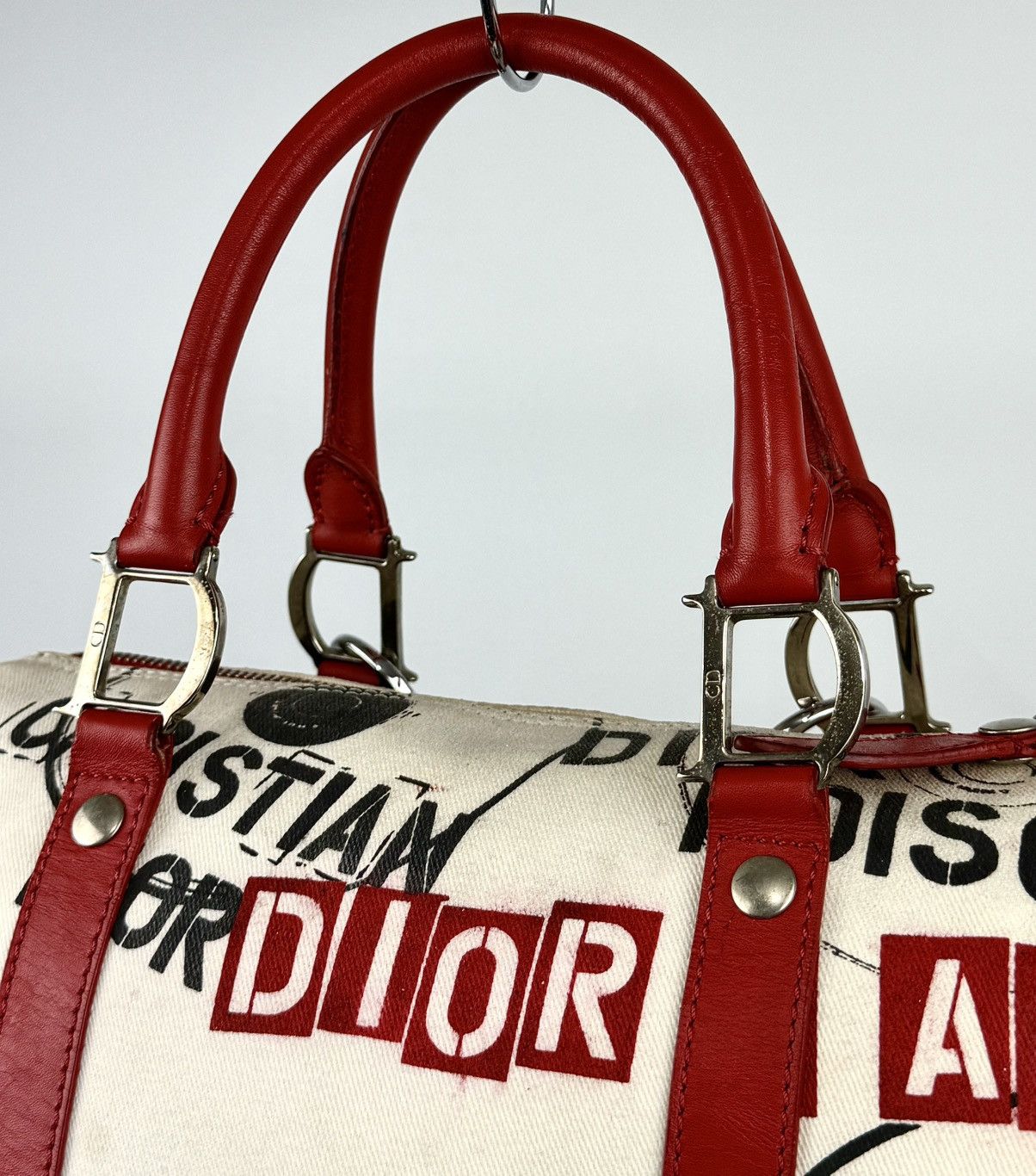 Dior × John Galliano Dior - John Galliano - SS2004 - Hardcore Pierced Boston Bag Size ONE SIZE - 5 Thumbnail