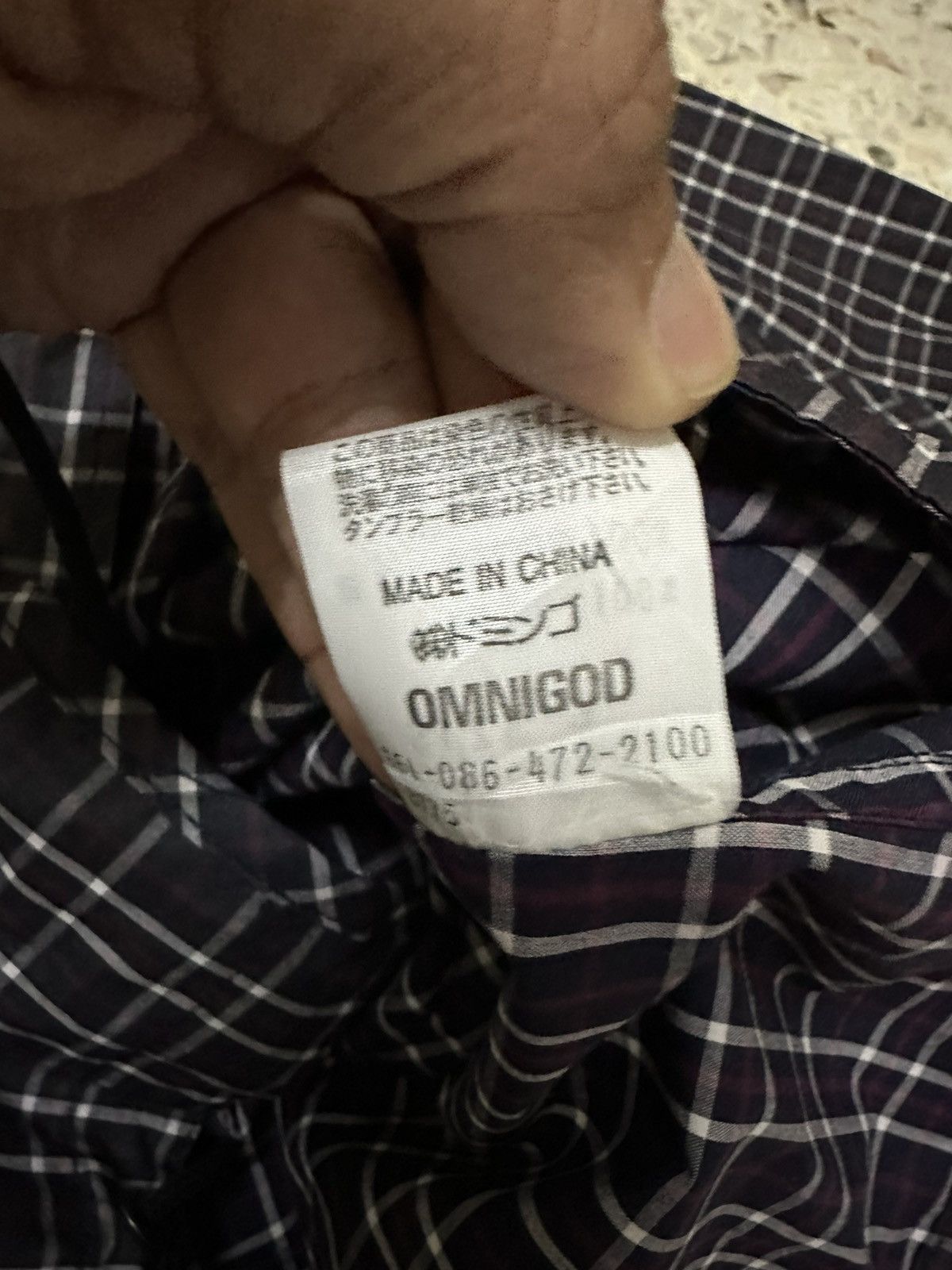 Japanese Brand Omnigod Windbreaker Jacket Design With Hoodie Size US M / EU 48-50 / 2 - 8 Thumbnail