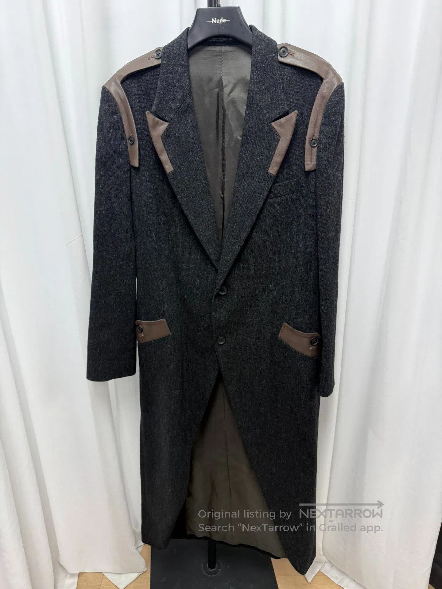 Yohji Yamamoto Yohji Yamamoto Pour Homme Patchwork Coat. Size US M / EU 48-50 / 2 - 2 Thumbnail