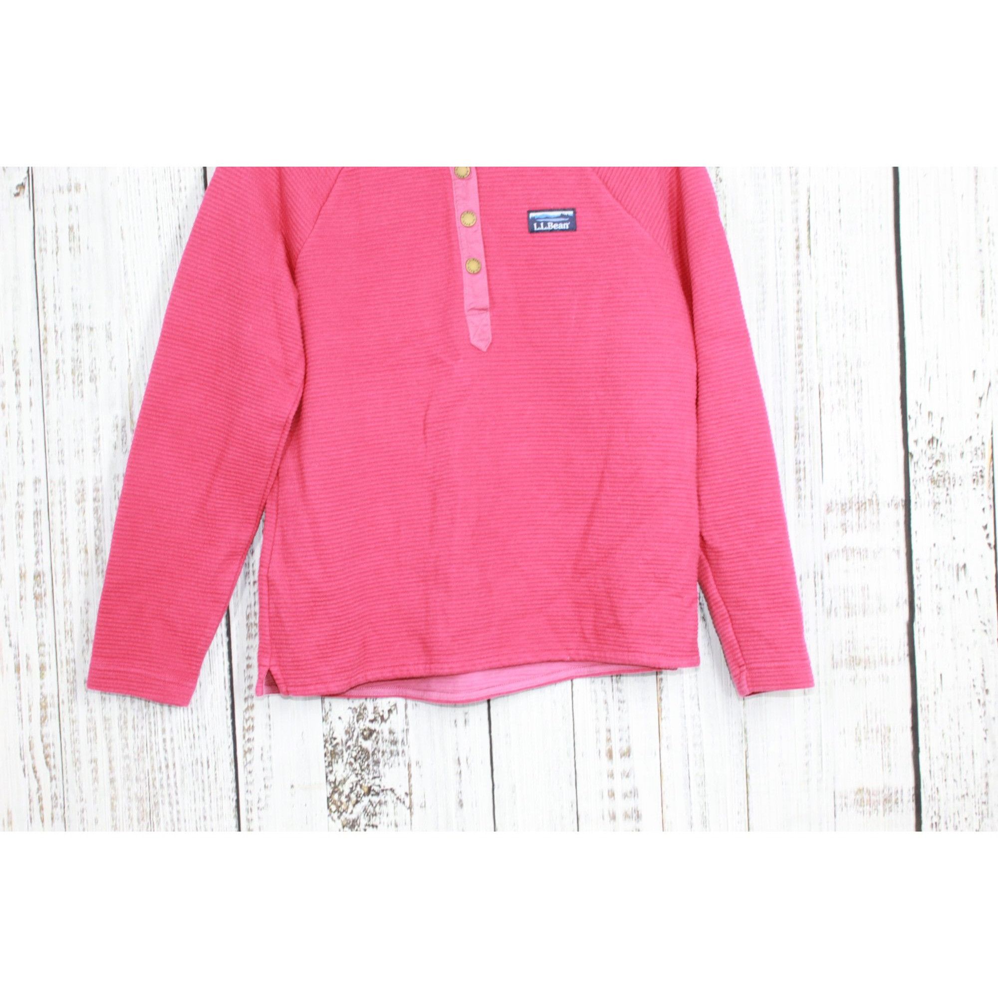 L.L. Bean LL Bean Lakewashed Double-Knit Quarter Snap Pullover S Size S / US 4 / IT 40 - 9 Thumbnail