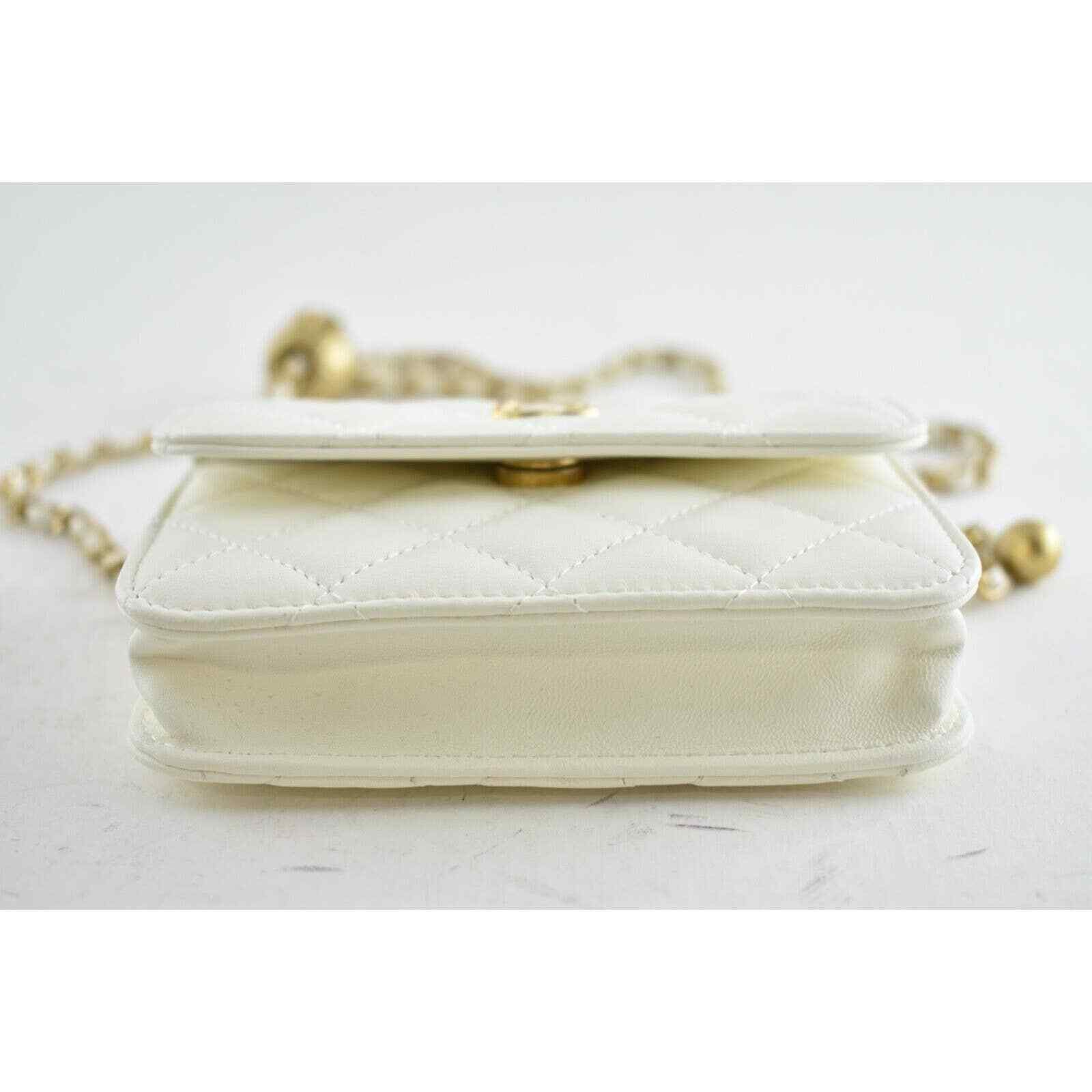 Chanel Chanel Clutch Mini Chain Classic Gold Card Belt Waist Bag Size ONE SIZE - 8 Thumbnail