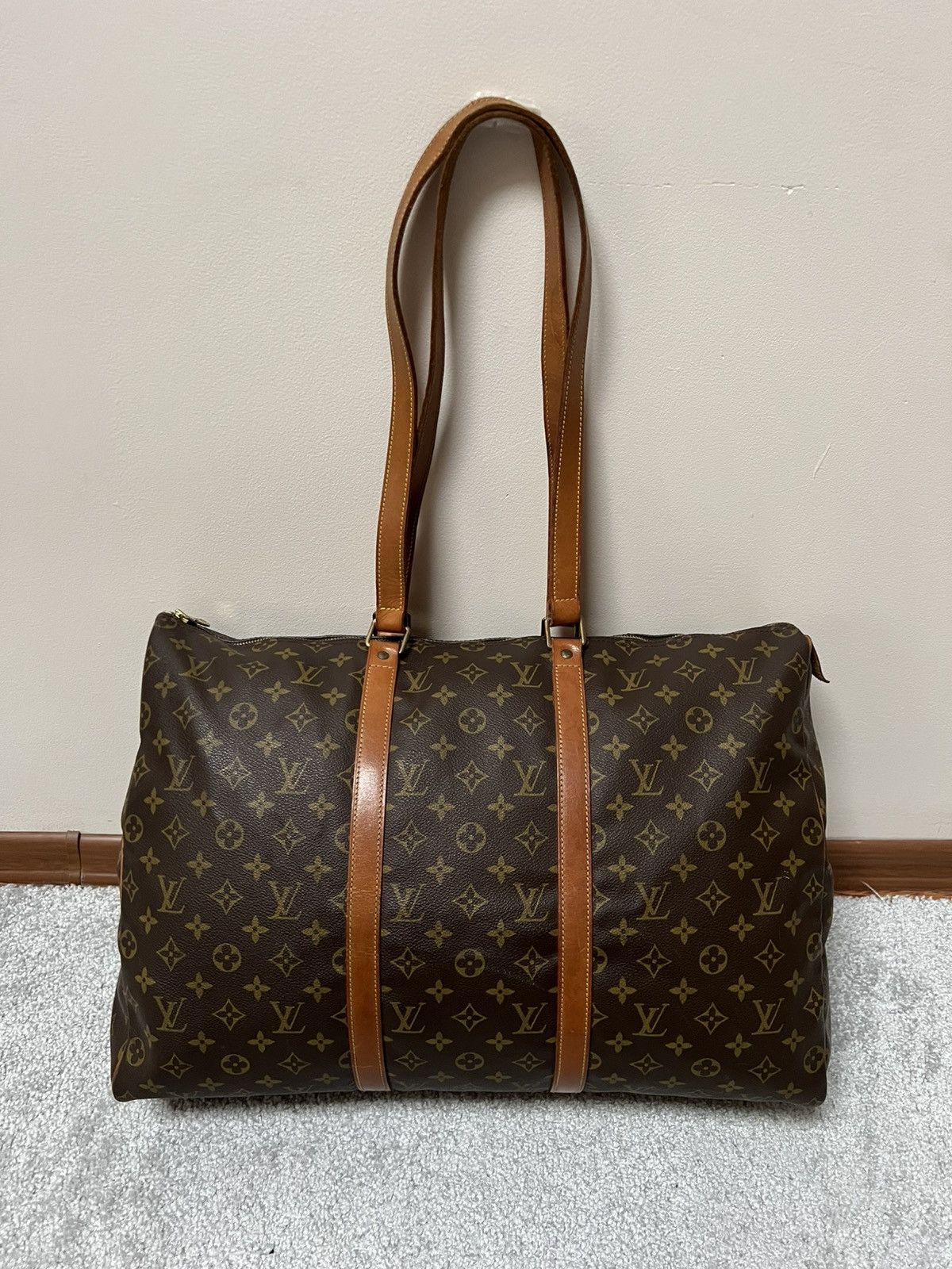 Louis Vuitton Flanery 50 Brown Monogram Shoulder Bag