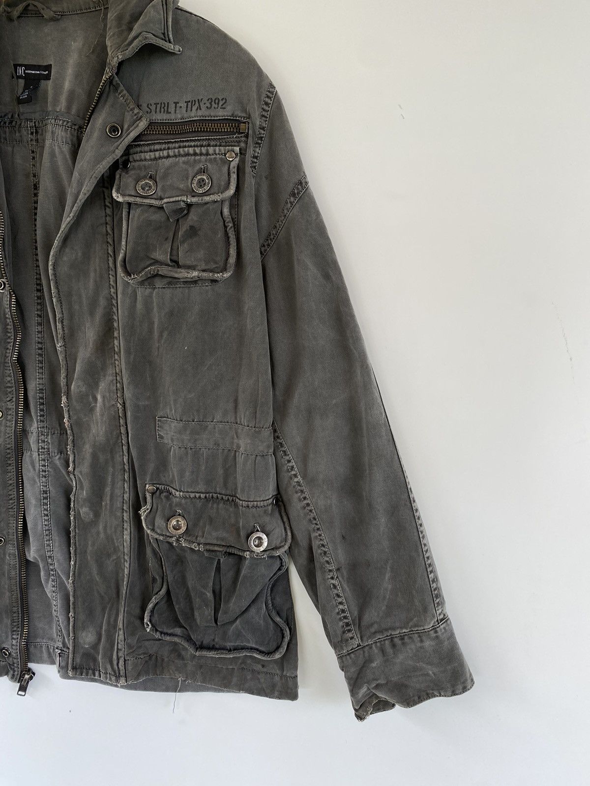 Japanese Brand × Vintage ✅️Vintage Cargo Jacket Pocket Mens Military Style Size US L / EU 52-54 / 3 - 3 Thumbnail