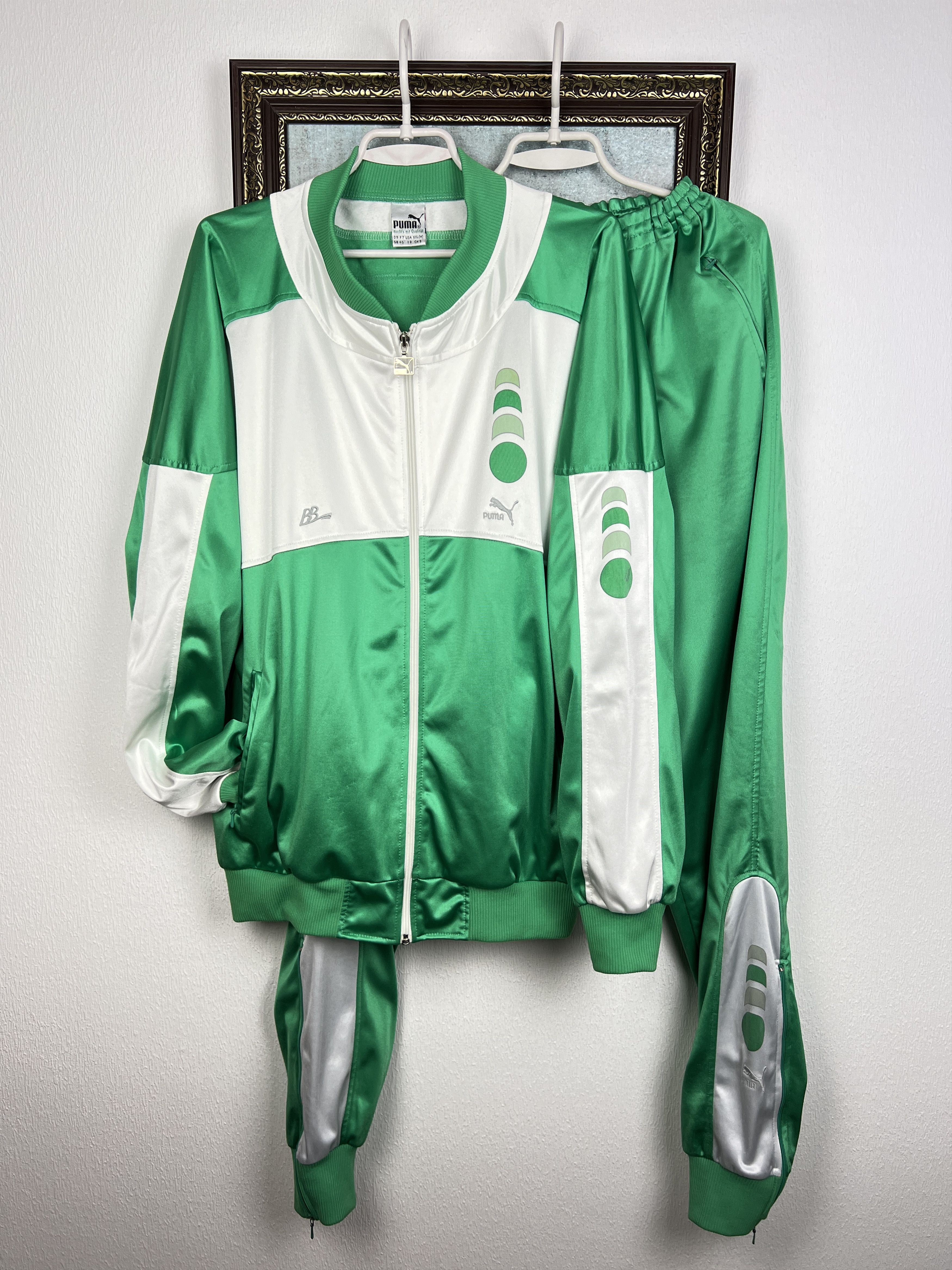 Puma Vintage 80's Tennis Boris Becker Jacket Set Track Suit Rare Size US XXL / EU 58 / 5 - 1 Thumbnail