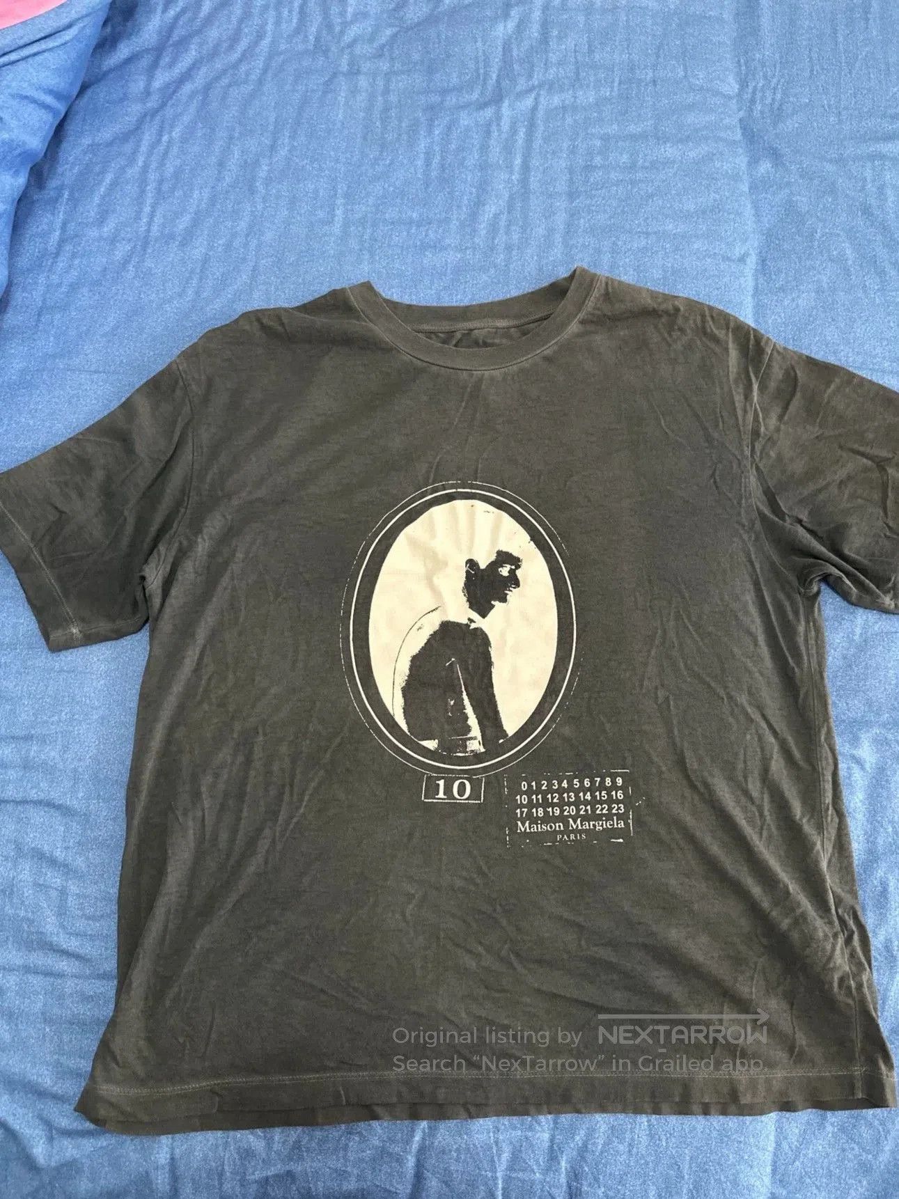 Maison Margiela Maison Margiela washed portrait short sleeve tee. Size US L / EU 52-54 / 3 - 1 Thumbnail