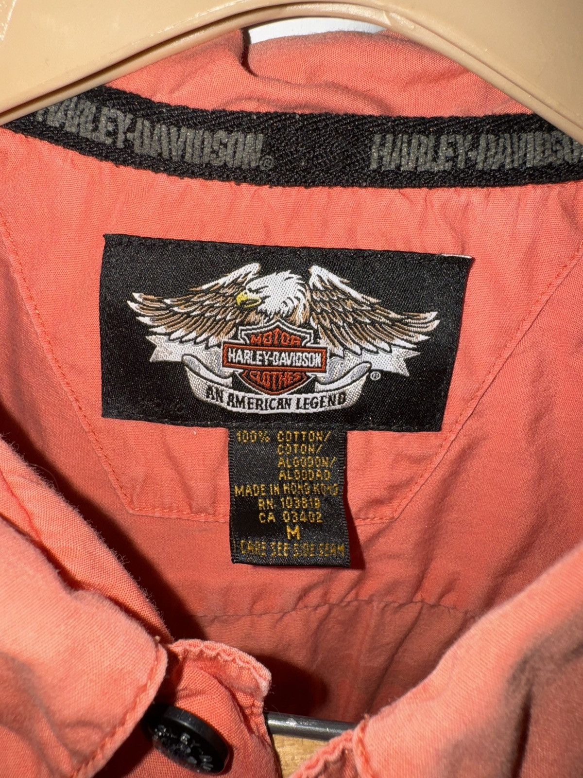 Harley Davidson Harley Davidson short sleeve button up shirt Size US M / EU 48-50 / 2 - 4 Thumbnail
