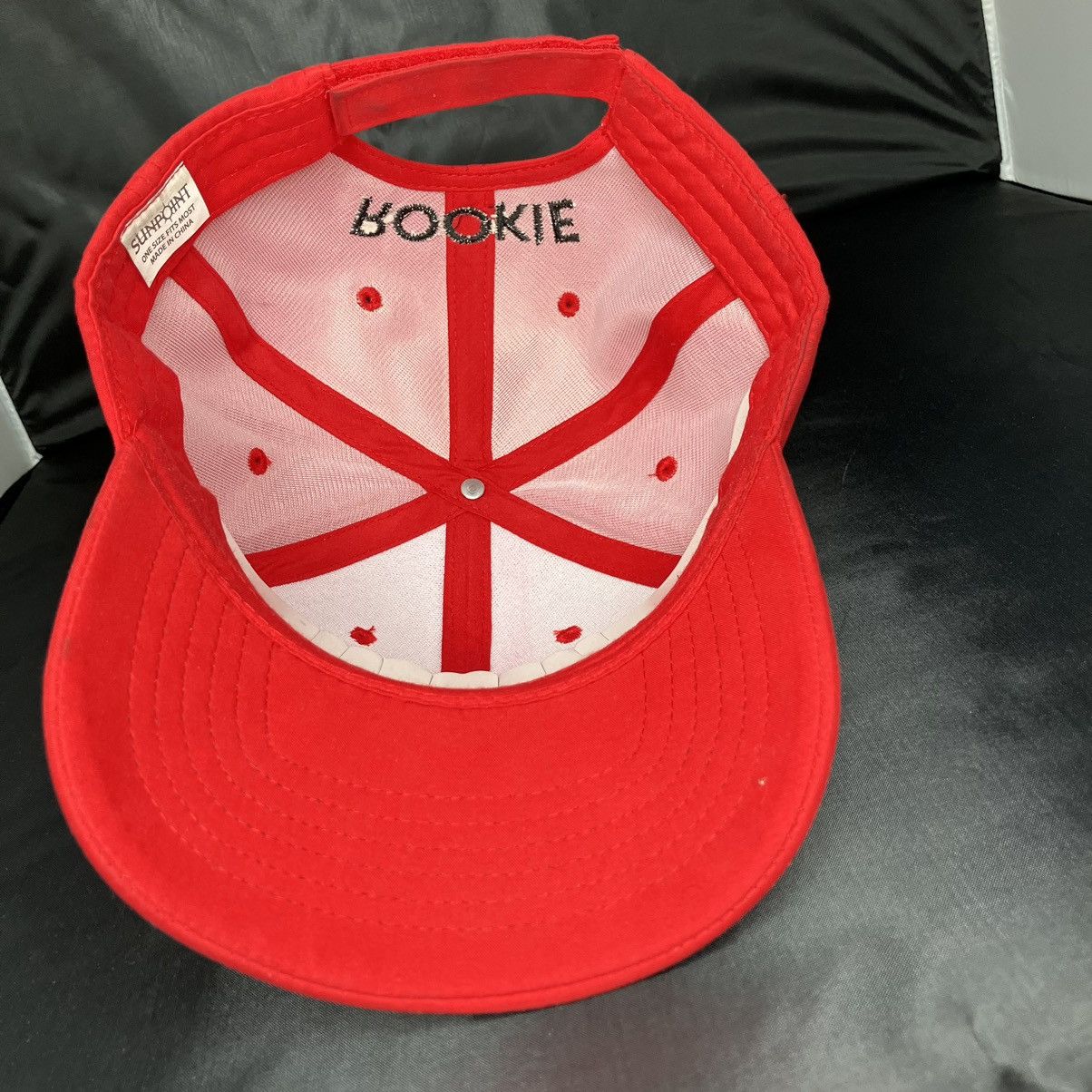 Vintage Knotts Scary Farm Rookie Dad Hat OSFA Red Size ONE SIZE - 4 Thumbnail