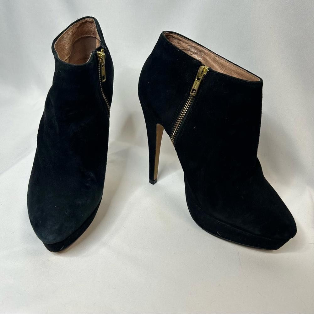 Aldo Aldo Alhurshah Black Suede Platform Booties, 8.5 Size US 8.5 / IT 38.5 - 2 Thumbnail