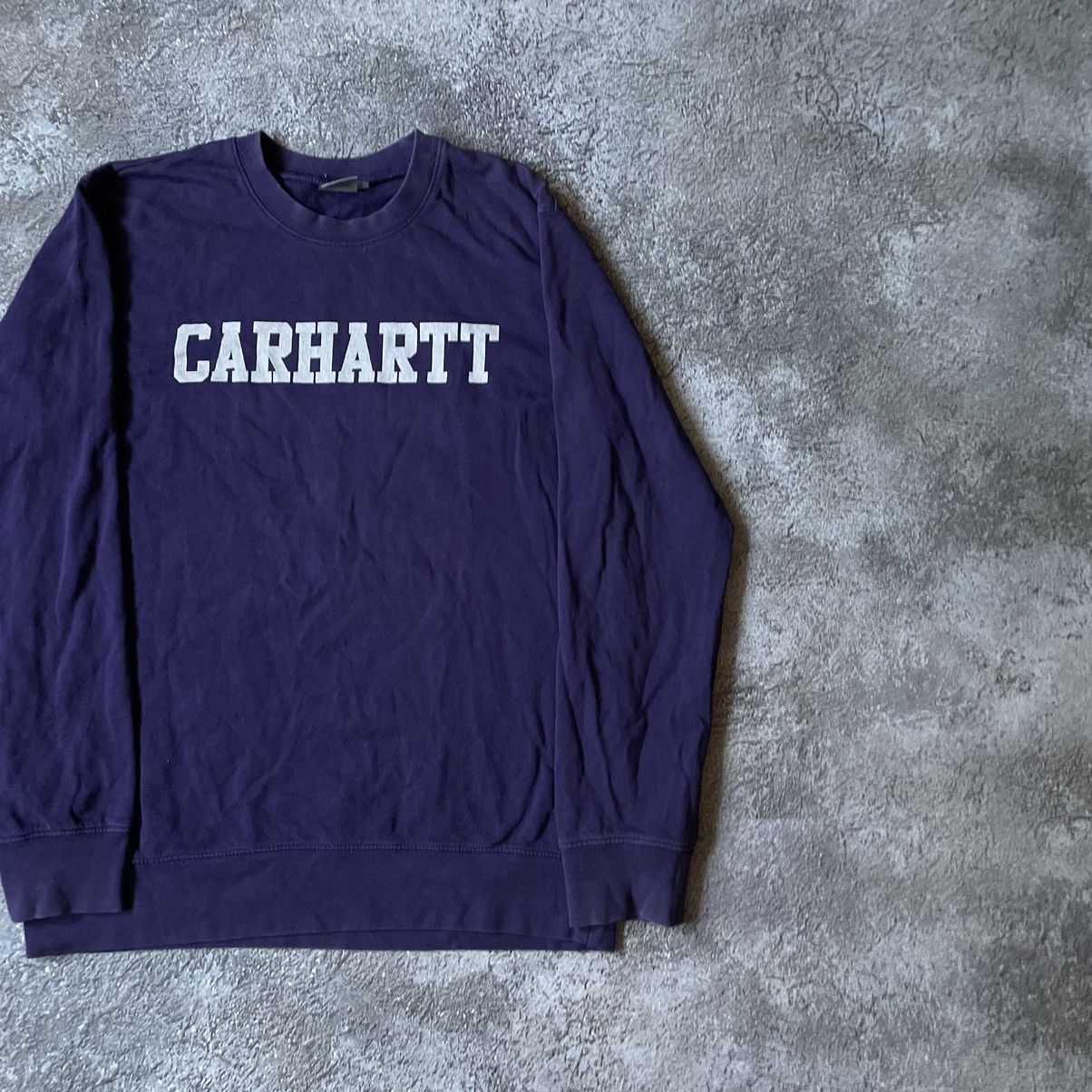 Vintage Vintage 90s Carhartt Faded Logo Crewneck Streetwear Boxy L Size US L / EU 52-54 / 3 - 2 Thumbnail