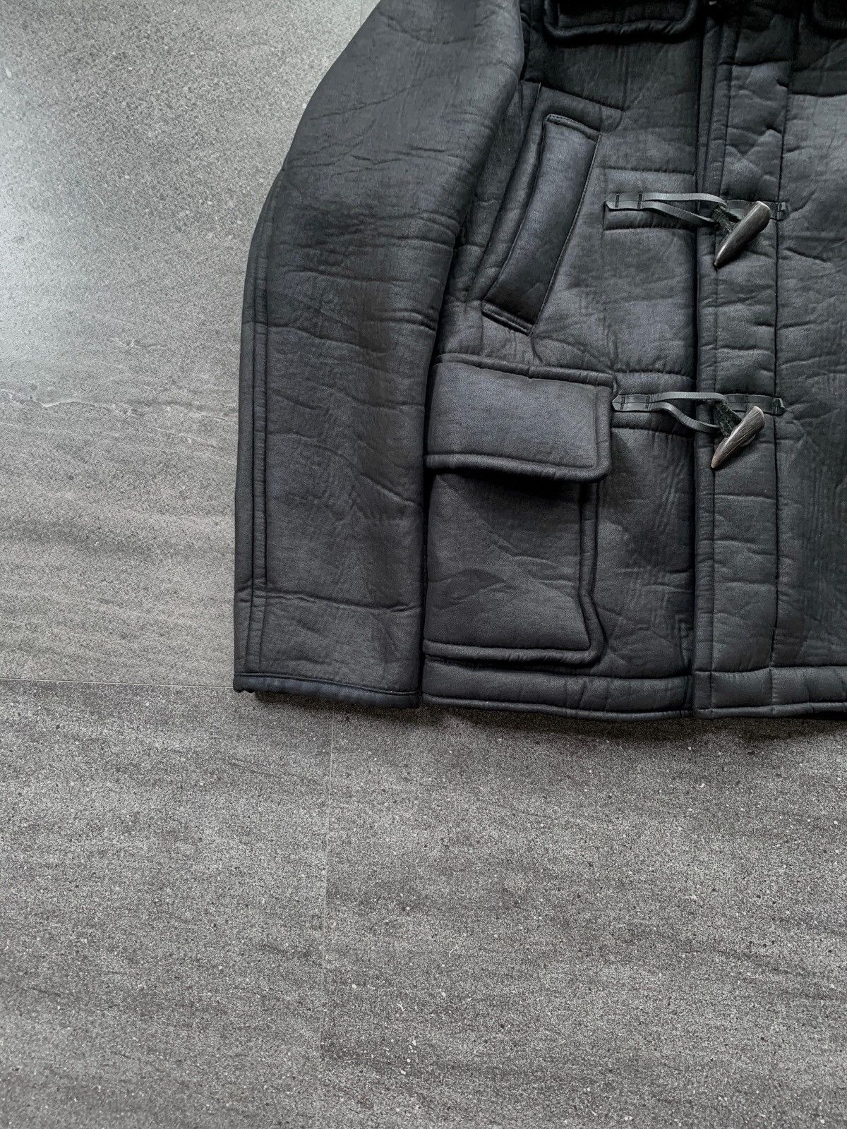 Issey Miyake FREE TAX! Cabane de Zucca PU Leather Sherpa Jacket Size US S / EU 44-46 / 1 - 3 Thumbnail