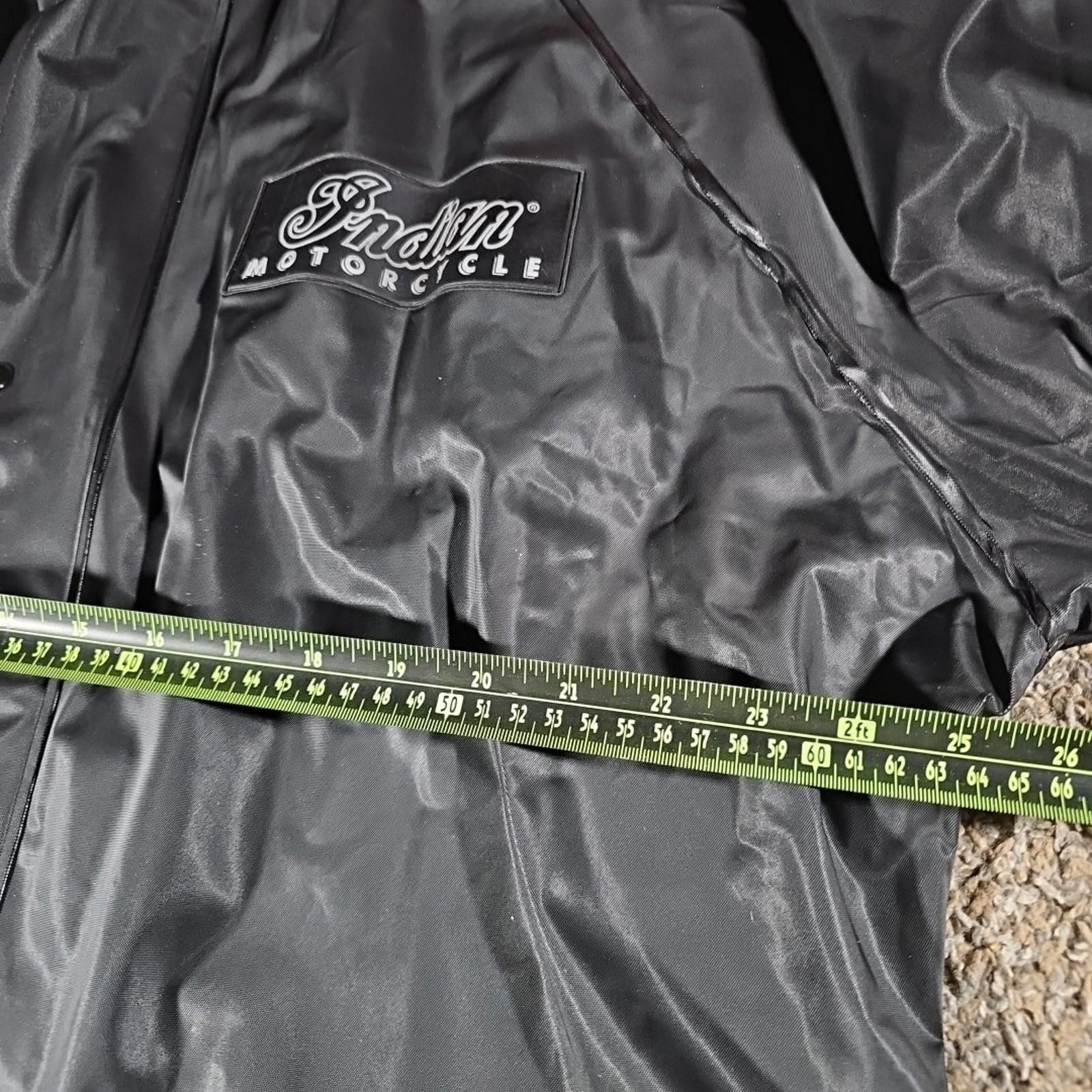 Indian Motorcycle Indian Motorcycle Rain Gear By Indian 4XL black Rain Jacket Size ONE SIZE - 7 Thumbnail