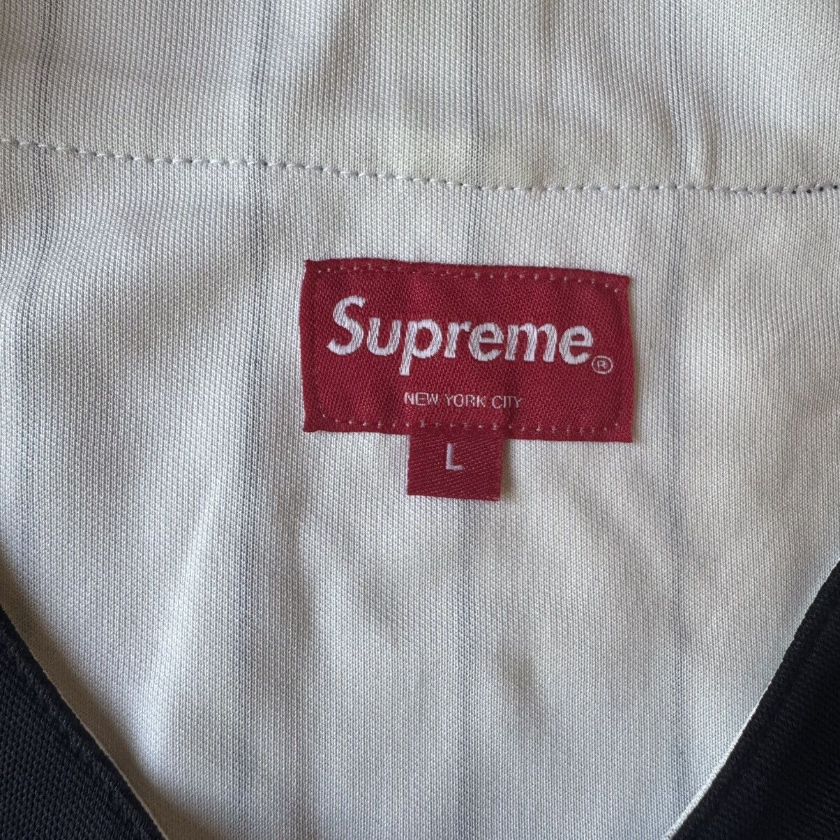 Supreme Supreme vertical logo baseball jersey Size US L / EU 52-54 / 3 - 5 Thumbnail