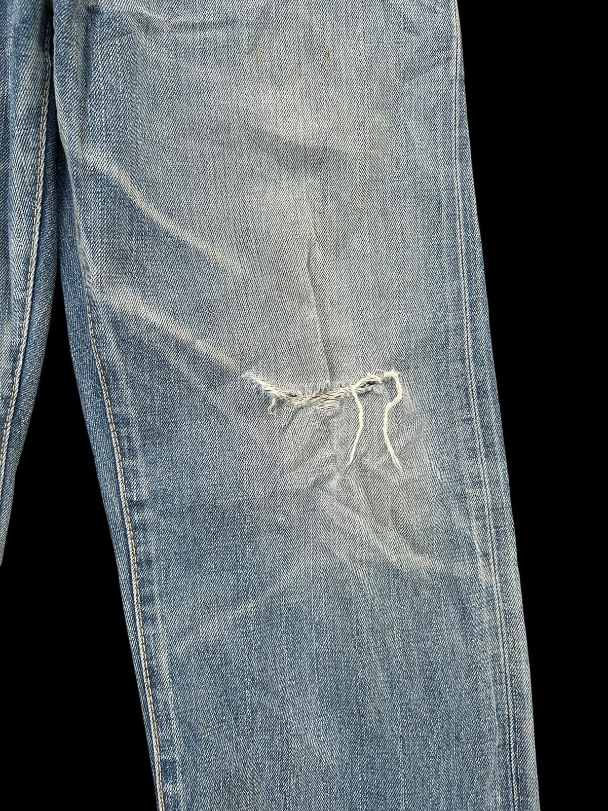 Japanese Brand × Kapital × Vintage Edwin Selvedge Buckle Back Distressed Denim Jeans Size US 33 - 6 Thumbnail