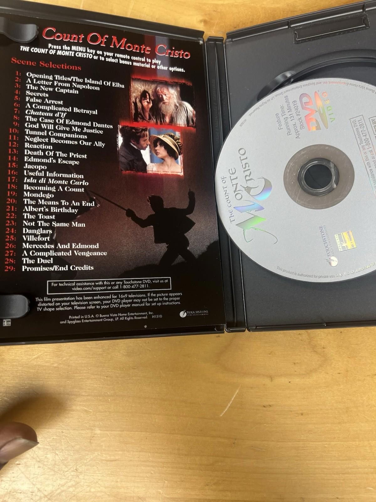 Other The Count of Monte Cristo (DVD, 2002) Size ONE SIZE - 4 Thumbnail