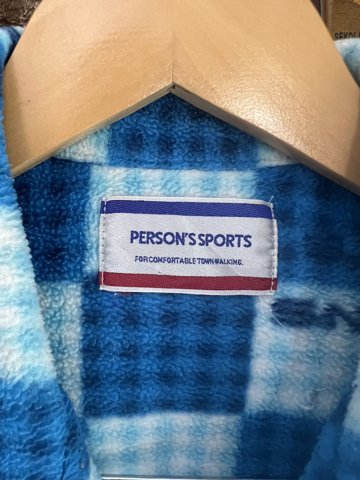 PERSON'S 🔥Person’s Sports Fleece Button Shirt Size US L / EU 52-54 / 3 - 9 Thumbnail