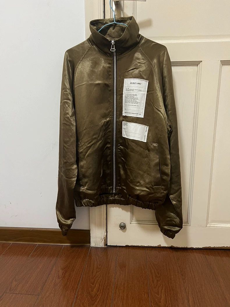 Helmut Lang HELMUT LANG Silk patch collar short jacket Size US S / EU 44-46 / 1 - 2 Thumbnail