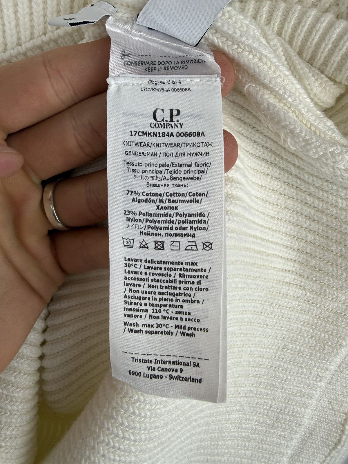 C.P. Company White C.P. Company turtleneck sweater (brand new with tags) Size US S / EU 44-46 / 1 - 8 Thumbnail