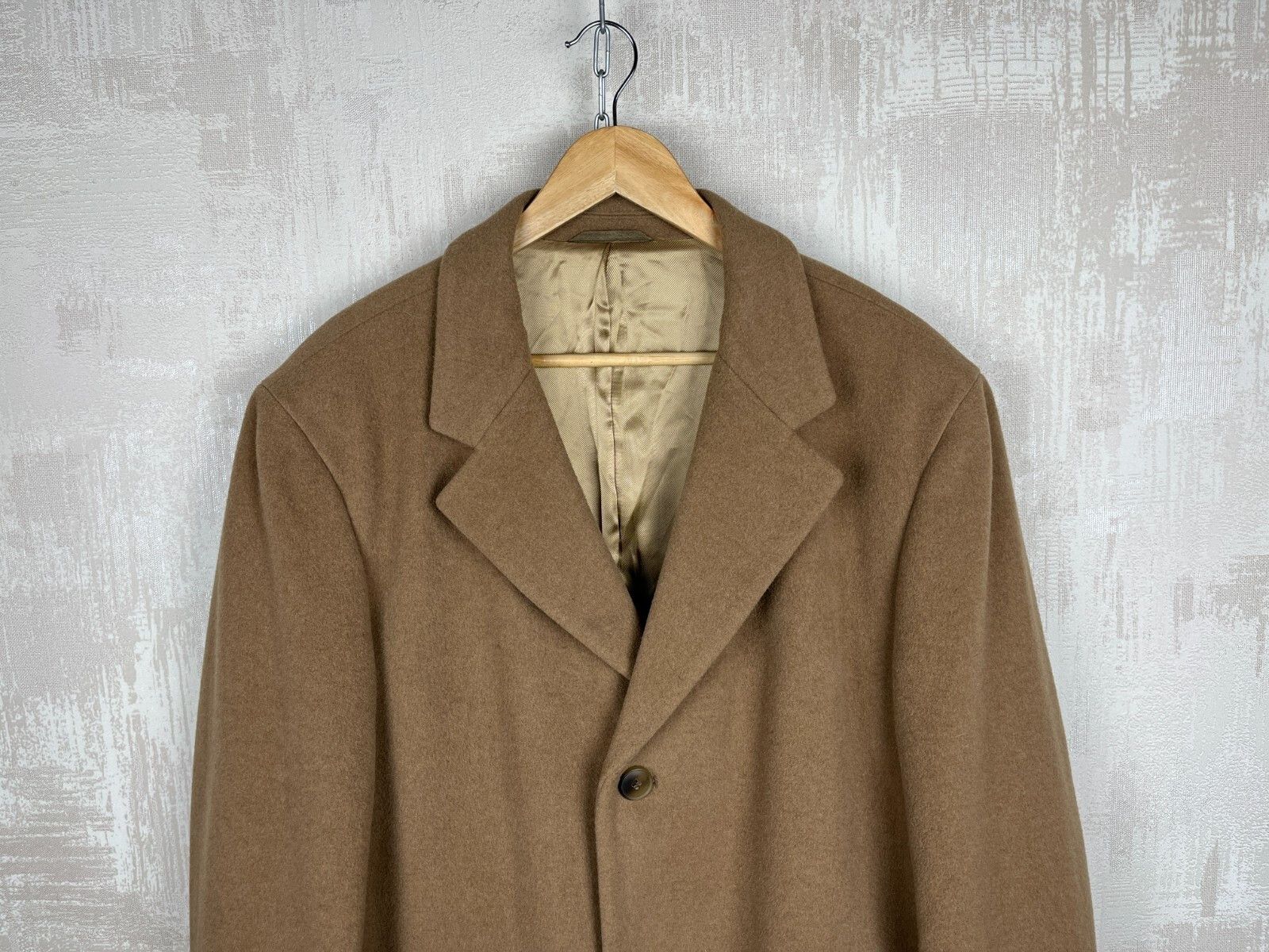 Aldo ALDO COLITTI Tessuti di Fabio Bertone Wool Cashmere Coat Size US XL / EU 56 / 4 - 4 Thumbnail