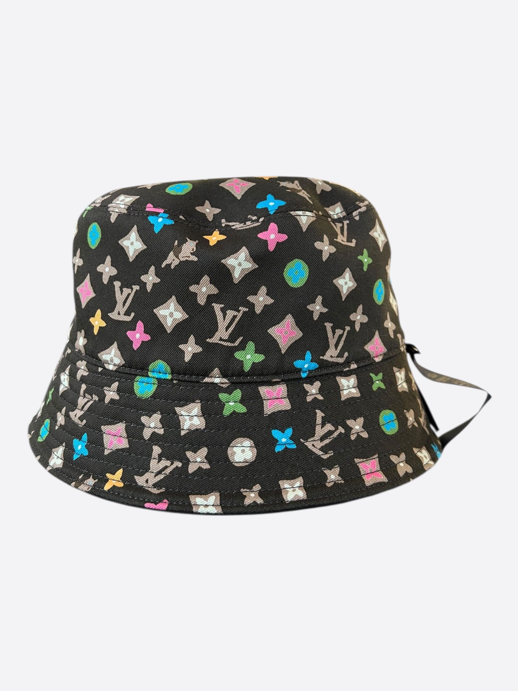 Louis Vuitton Tyler The Creator Brown Monogram Reversible Bucket Hat Size ONE SIZE - 4 Thumbnail