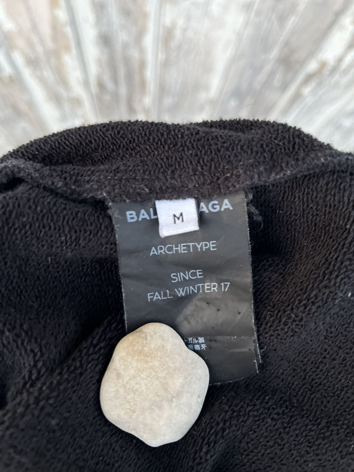 Balenciaga BALENCIAGA Archetype FW 17 Black Blank hoodie Size US M / EU 48-50 / 2 - 8 Thumbnail