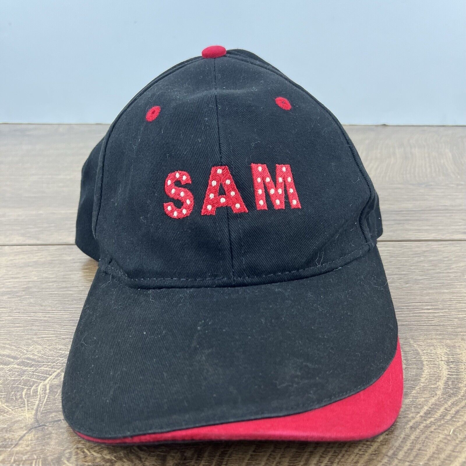 Other Sam Hat SAM Baseball Hat Black Hat Adjustable Black Adult Si Size ONE SIZE - 2 Thumbnail