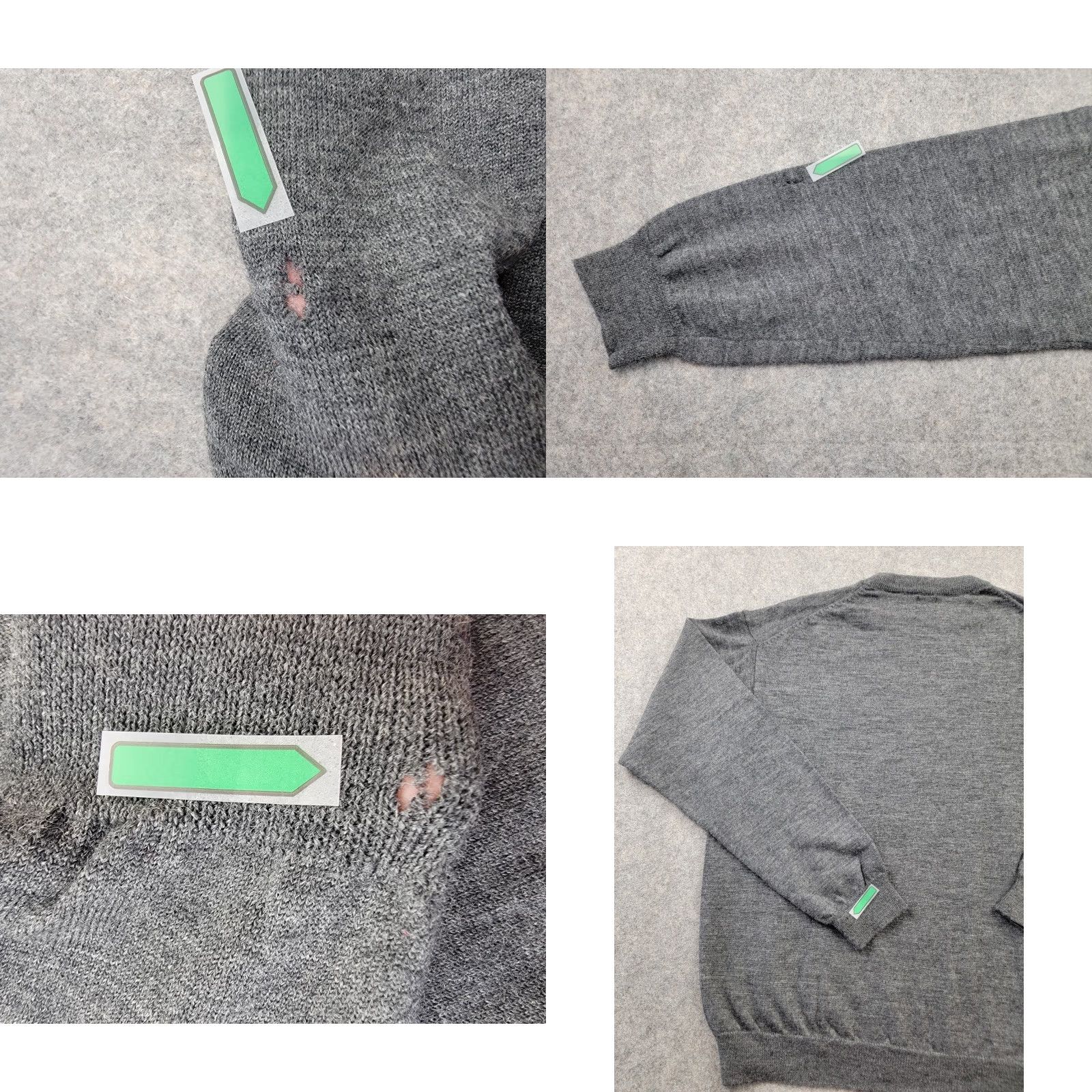 Gap VINTAGE Gap Sweater Mens Medium Gray 100% Merino Wool Crew Neck Pullover Size US M / EU 48-50 / 2 - 8 Thumbnail