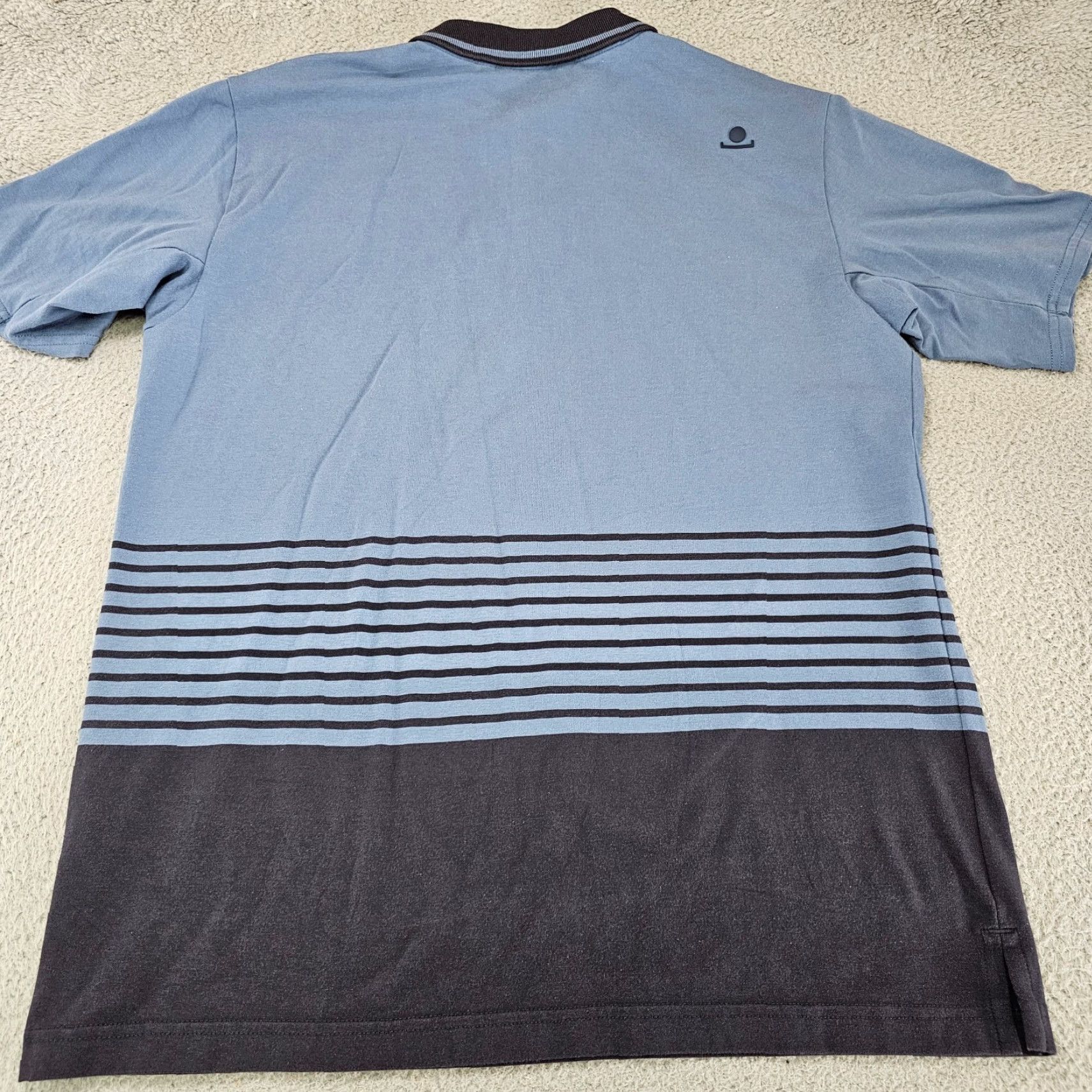 Vintage Radmor Polo Shirt Mens Size M Blue Striped Knit Golf Stretch Golfing Rugby Shirtossible? Size US M / EU 48-50 / 2 - 6 Thumbnail