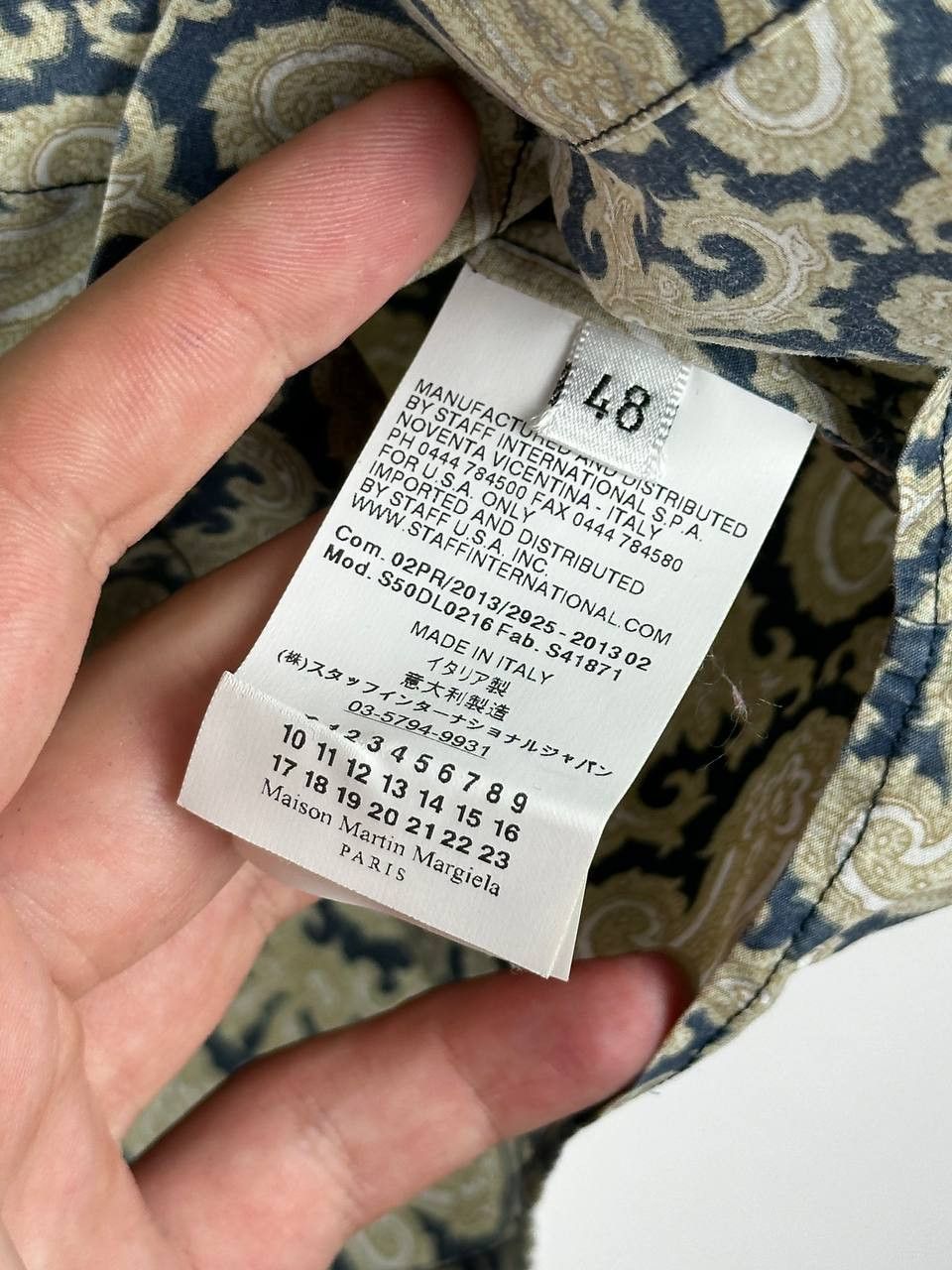 Maison Margiela Maison Margiela Printed Shirt Size US M / EU 48-50 / 2 - 10 Thumbnail