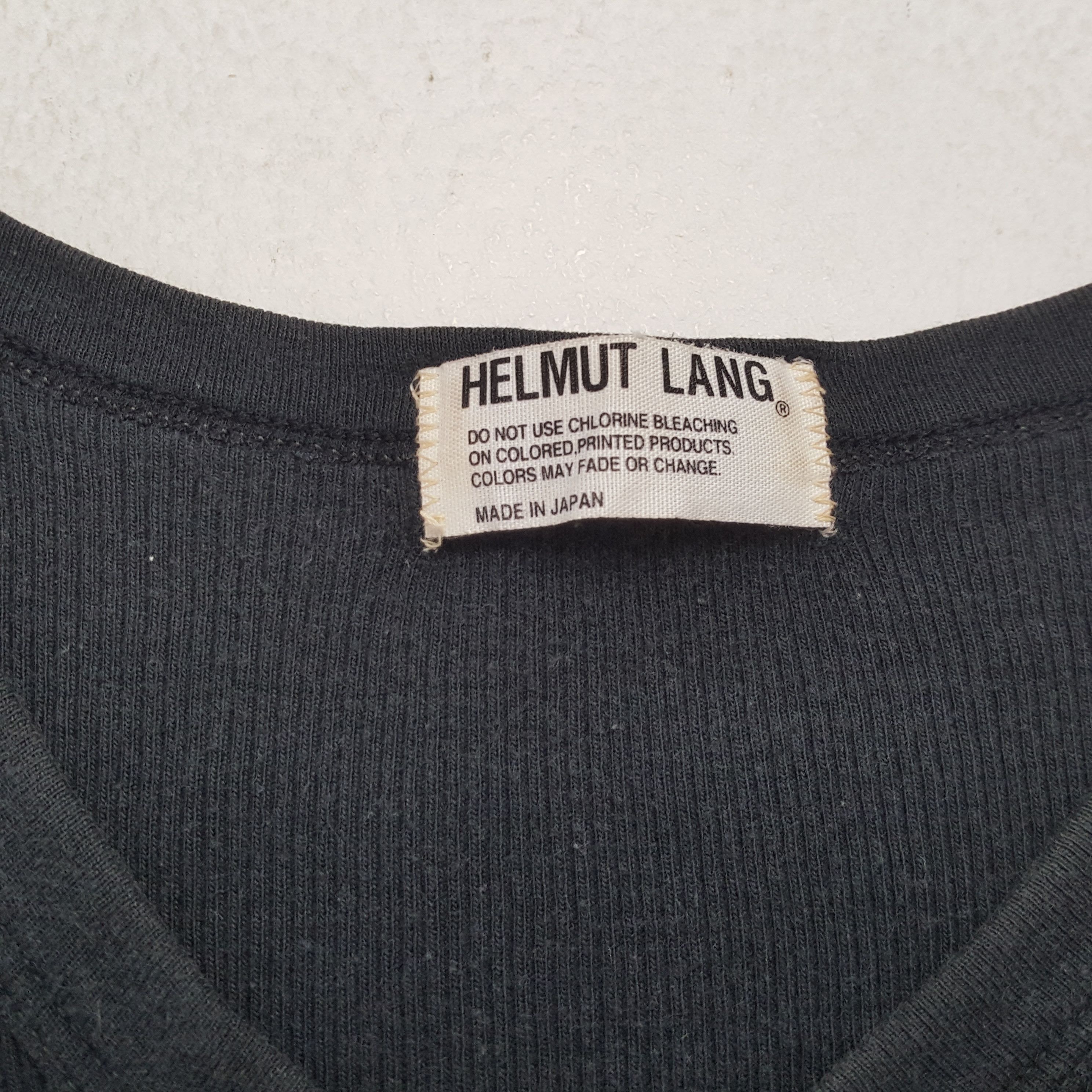 Helmut Lang × Japanese Brand × Vintage HELMUT LANG Designer Brand Plain Style Tshirt Size XXS / US 00 / IT 34 - 6 Thumbnail