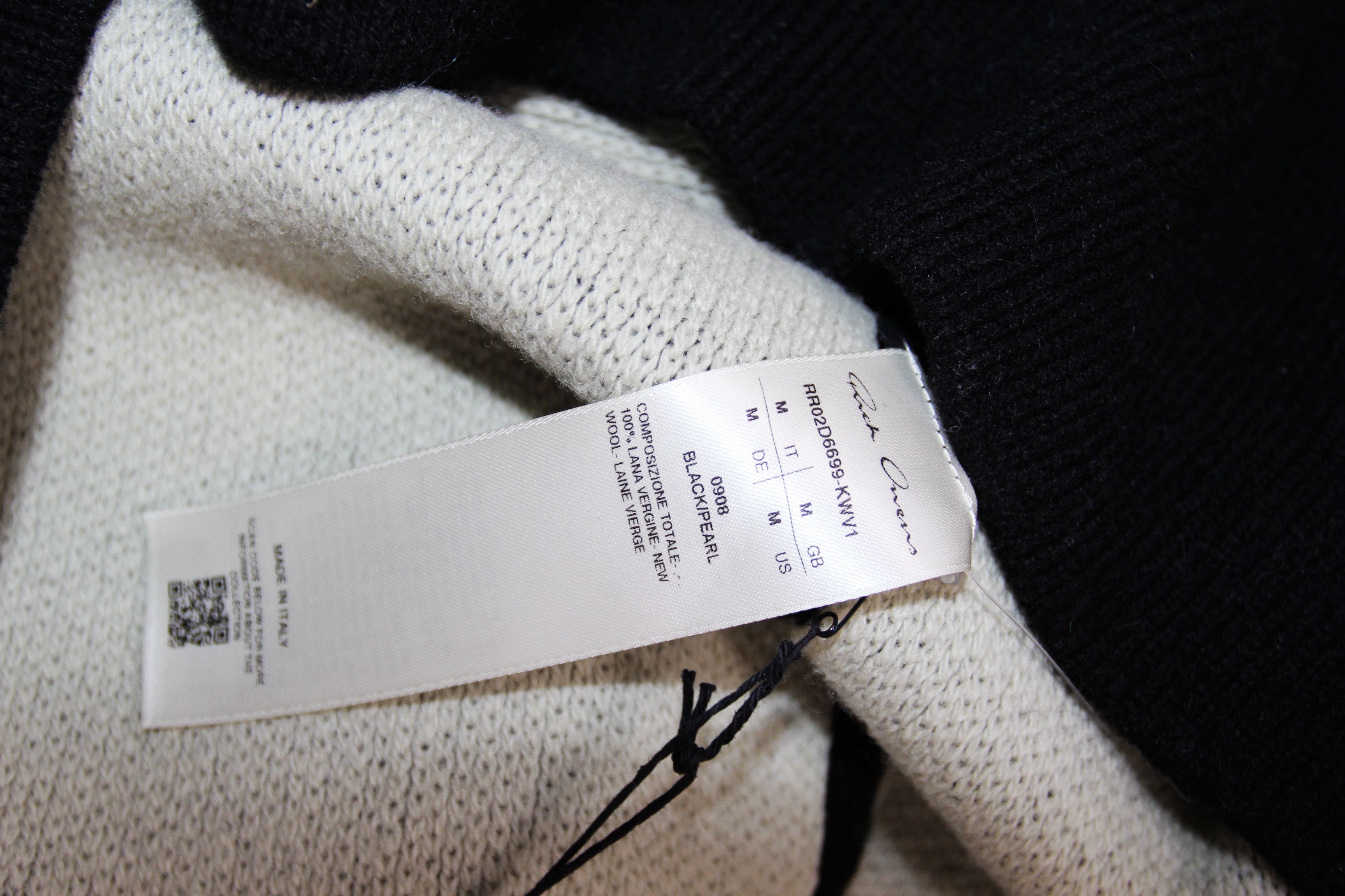 Rick Owens BNWT AW24 RICK OWENS "PORTERVILLE" JUMBO CREWNECK SWEATER M Size US M / EU 48-50 / 2 - 10 Thumbnail