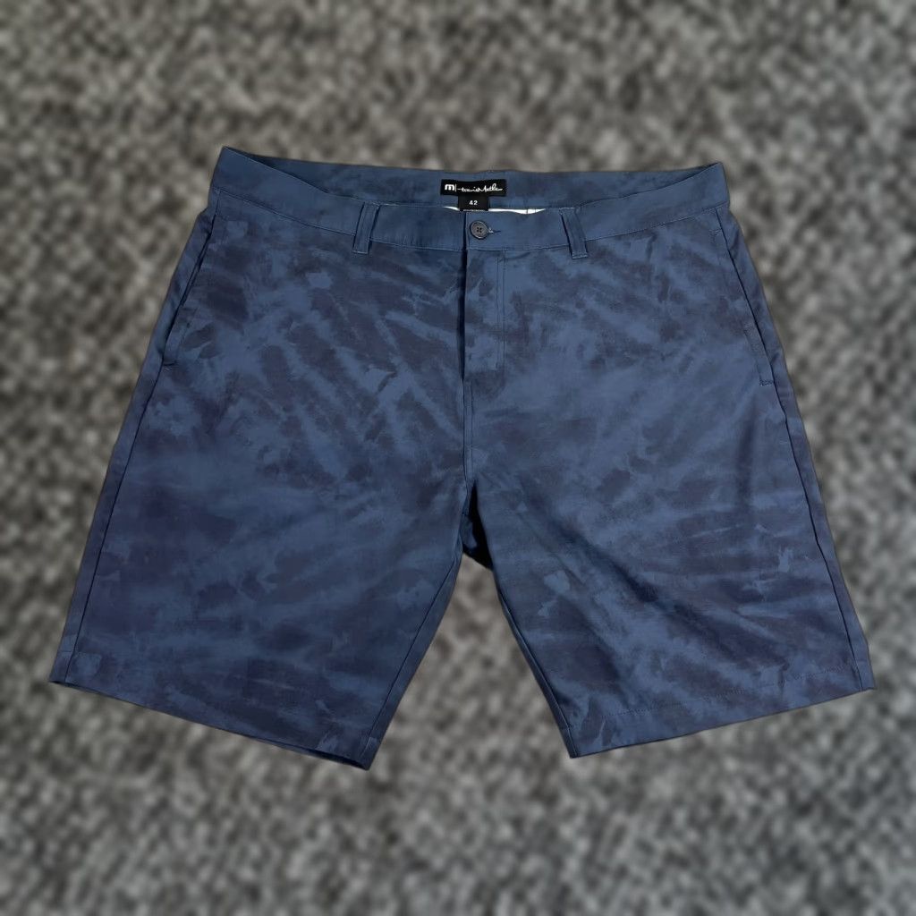 TravisMathew Travis Mathew Shorts Mens 42 Flat Front Blue Chino Inseam 10" Casual Golf Outdoor Lifestyle, Regular Mens Size US 42 / EU 58 - 1 Thumbnail