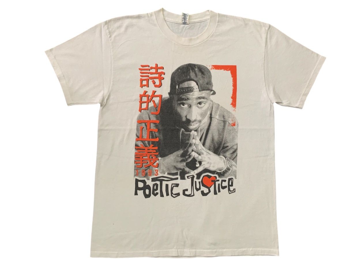 Rap Tees × Vintage LAST DROP#Poetic Justice American Drama Tupac Shakur Tee Size US L / EU 52-54 / 3 - 1 Thumbnail