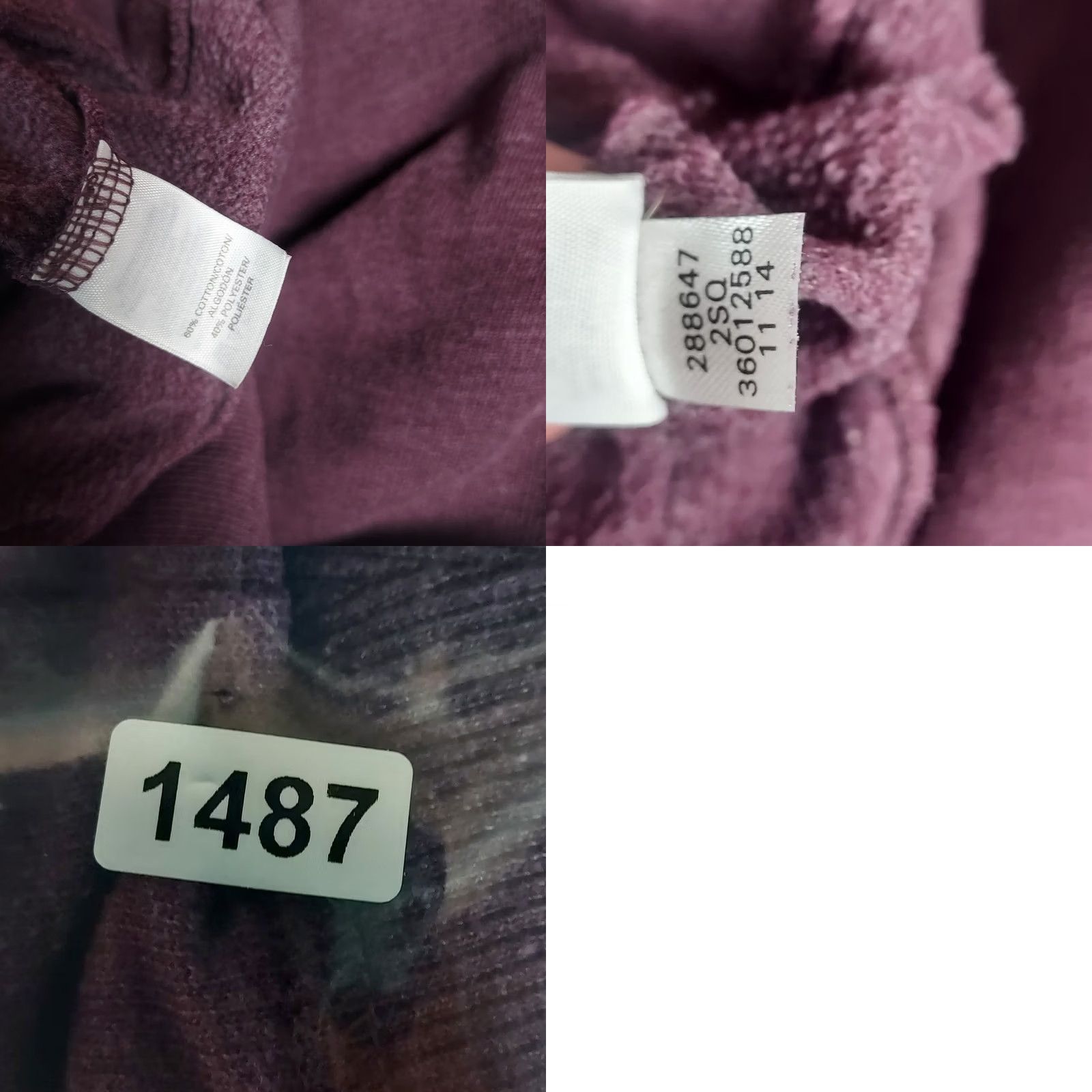 Victoria's Secret VICTORIA'S SECRET PINK Sweatshirt Shirt Womens Maroon Cowl Neck Long Sleeve Tunic Logo PullOver Size M Regular Winter Fall Spring Size M / US 6-8 / IT 42-44 - 8 Thumbnail