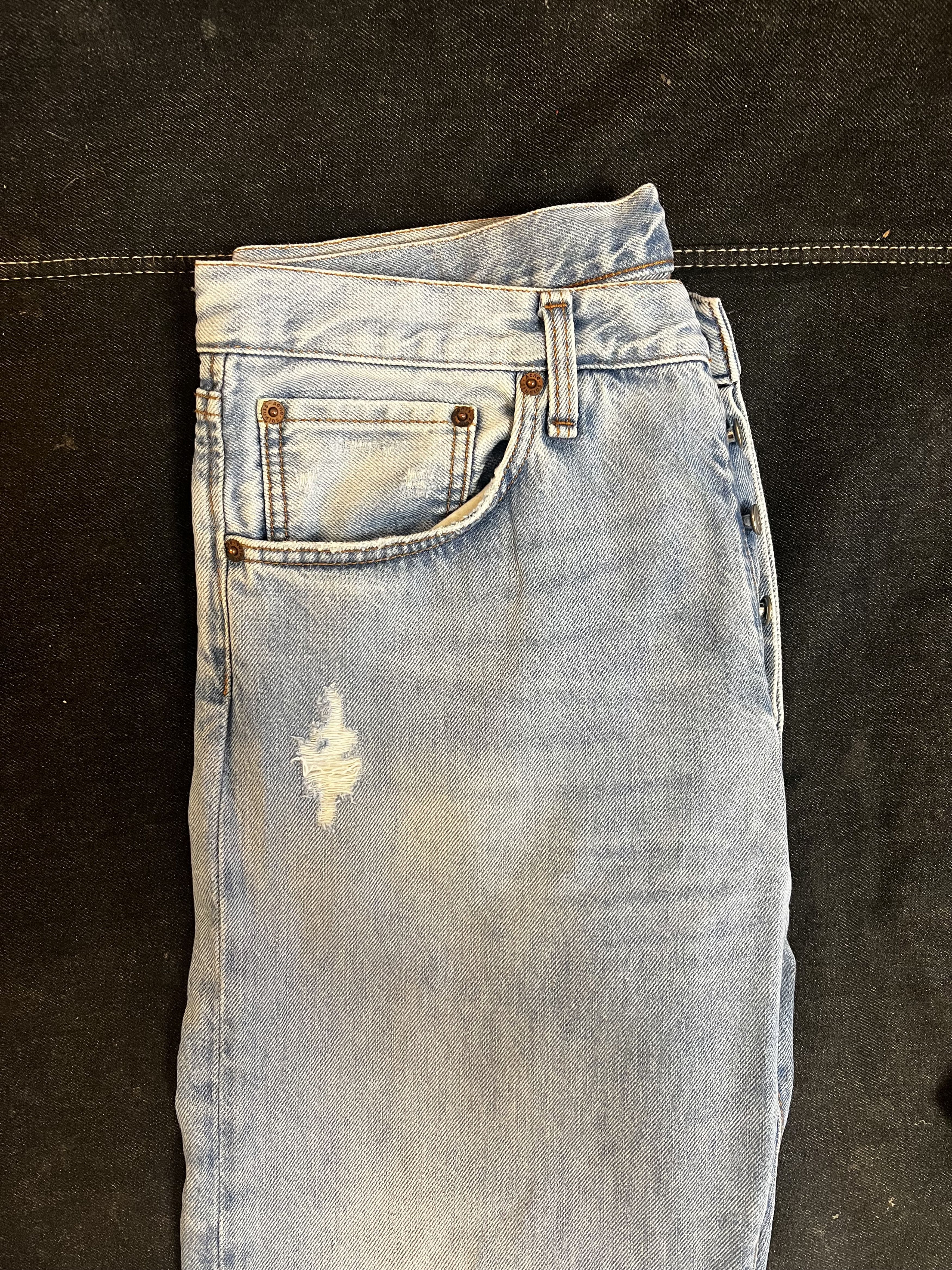 Acne Studios Acne Studios "2003" Light Blue Denim Vintage Size US 30 / EU 46 - 7 Thumbnail
