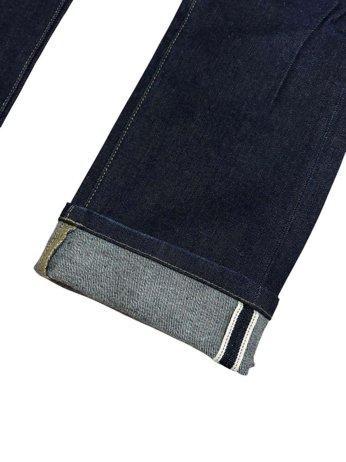 Jun Takahashi × Kaihara Denim × Self Edge Vintage Kaihara Uniqlo Selvedge Blue Indigo Washed Jeans Size US 30 / EU 46 - 4 Thumbnail