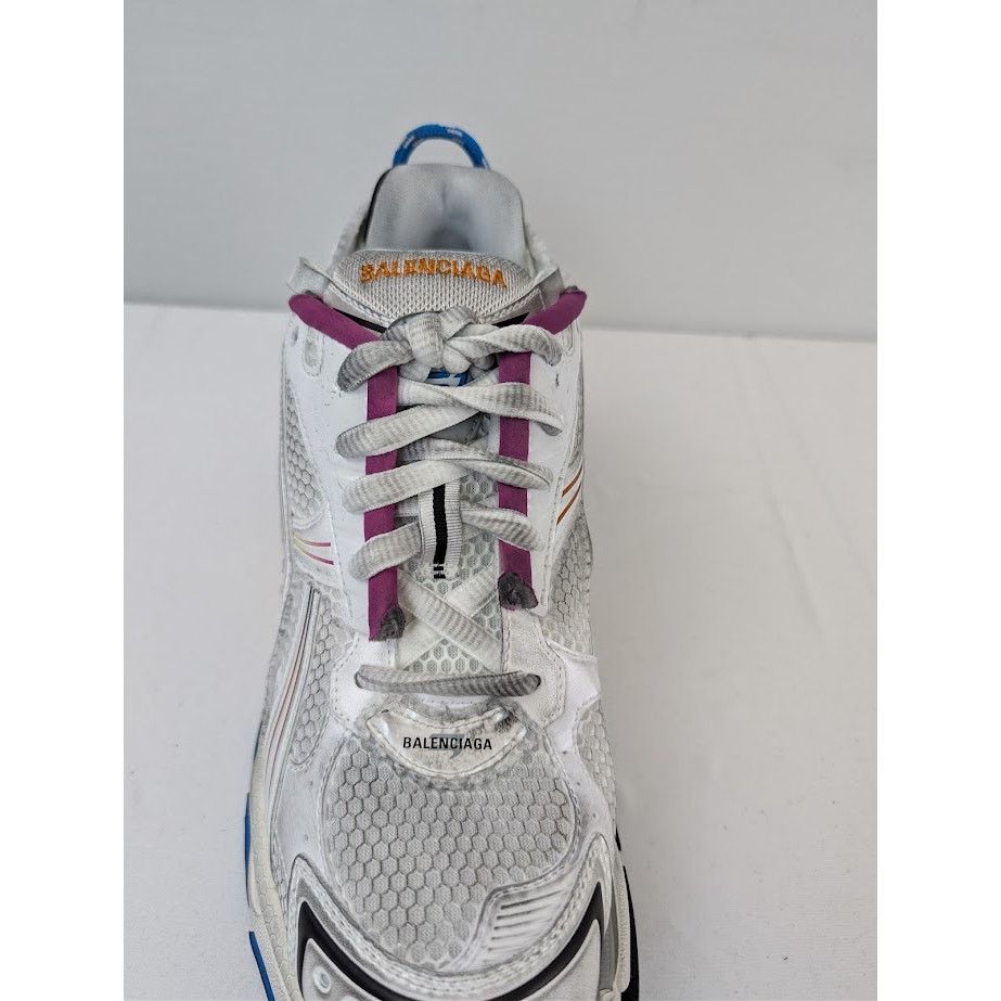 Balenciaga o1rshd1 Q:3 / Mesh Gardient Runner in White/Multicolor Size US 11 / EU 44 - 17 Thumbnail