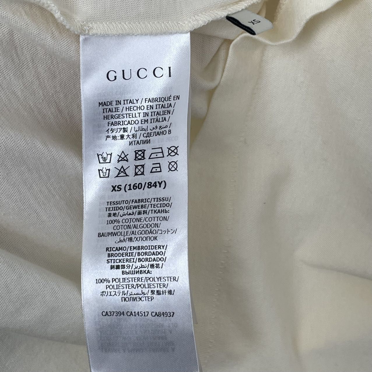 Gucci Gucci Tennis Print Casual Short Sleeve T-shirt K26WX Size XS / US 0-2 / IT 36-38 - 6 Thumbnail