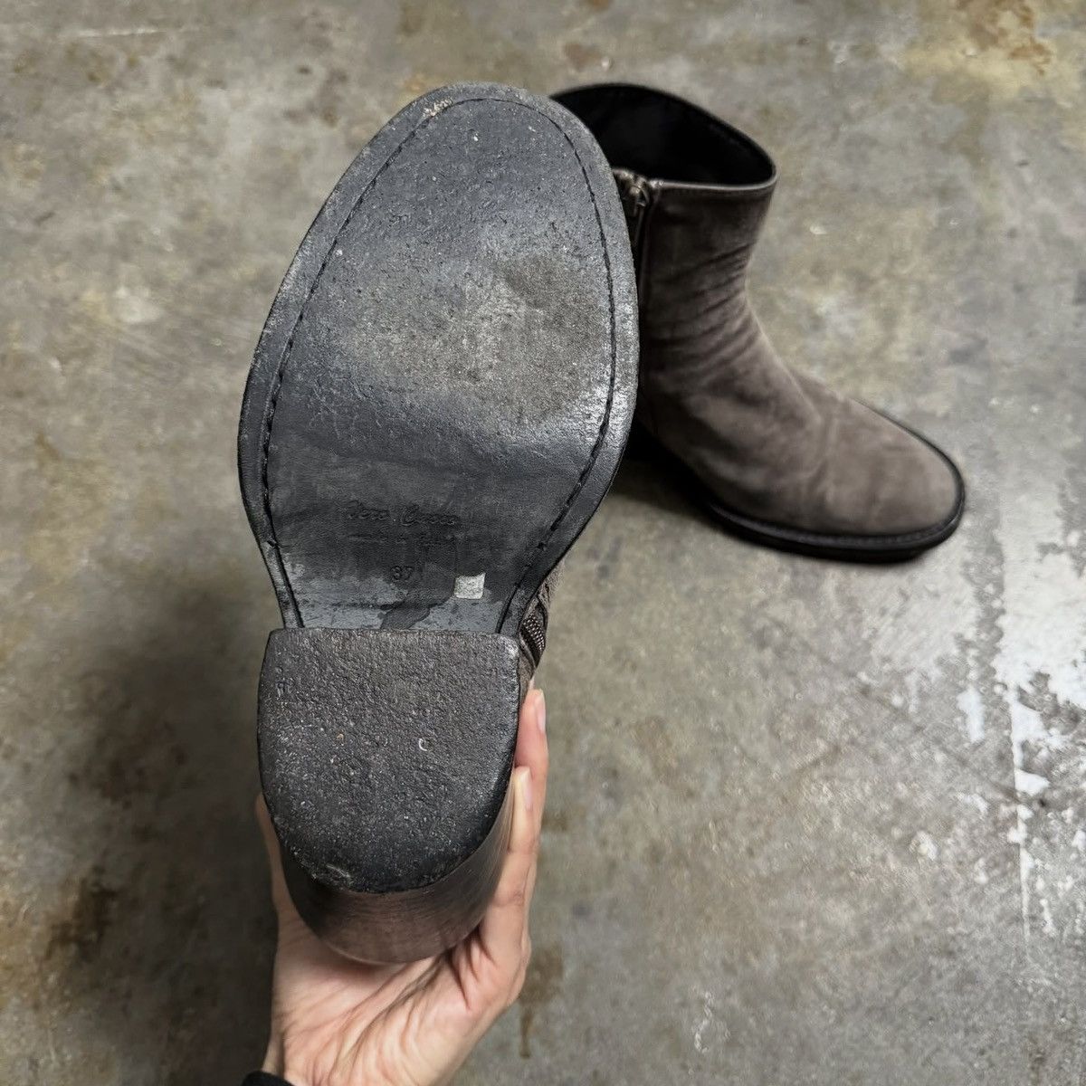 Ann Demeulemeester ANN DEMEULEMEESTER ANKLE BOOT - BROWN - 37 Size US 7 / IT 37 - 3 Thumbnail