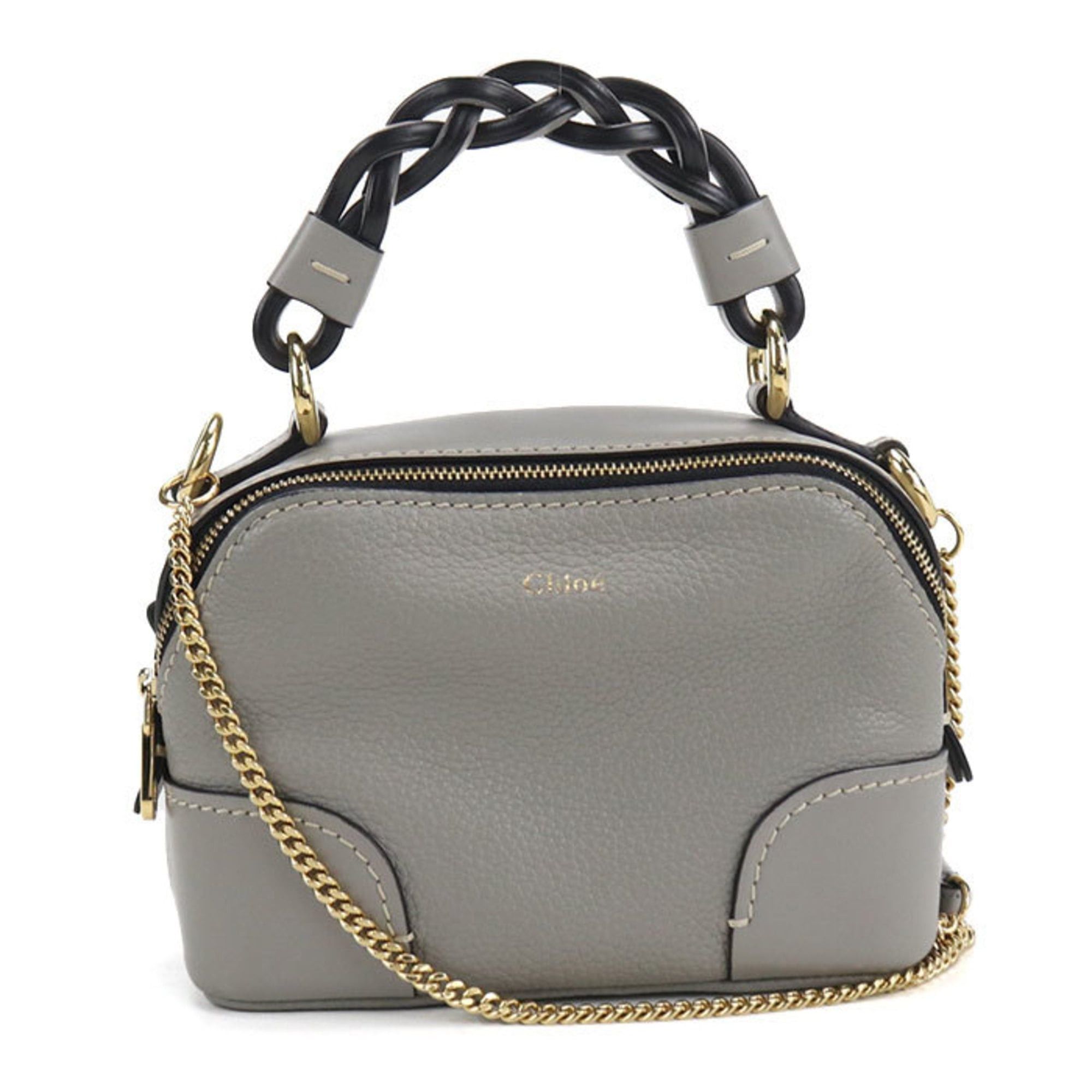Chloe Chloé Chloe Dahlia 2-Way Handbag, Women's, Gray Size ONE SIZE - 1 Thumbnail