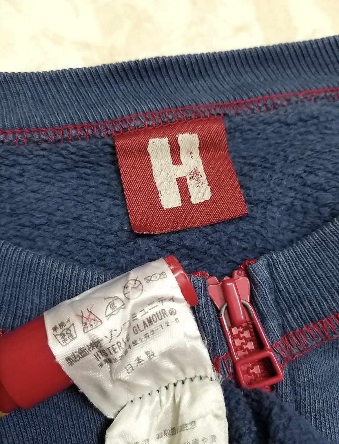 Hysteric Glamour VINTAGE HYSTERIC GLAMOUR ZIPPER SWEATER Size US M / EU 48-50 / 2 - 7 Thumbnail