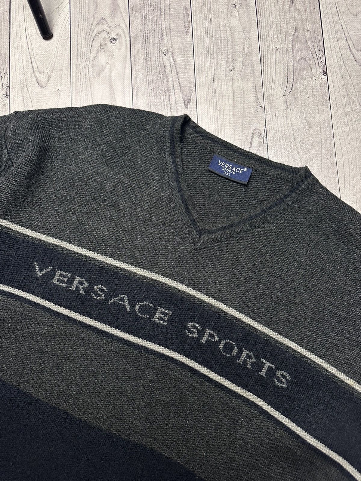 Versace × Vintage Vintage Versace sport sweater size XXL logo rare Size US XXL / EU 58 / 5 - 4 Thumbnail