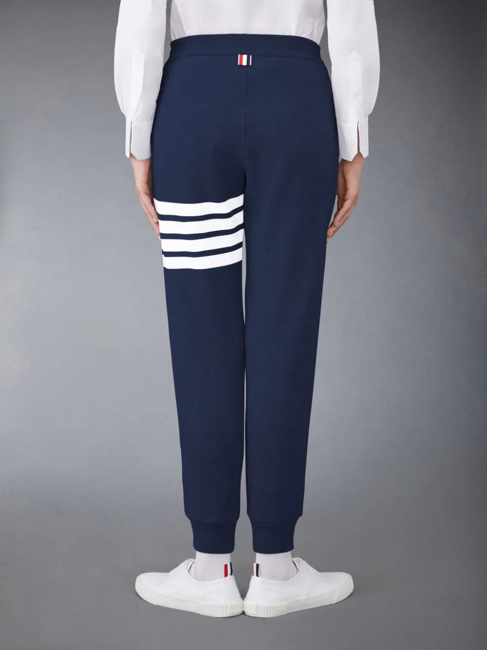 Thom Browne o1s22i1n0924 4-Bar Sweatpants in Navy Blue Size 28" / US 6 / IT 42 - 2 Thumbnail