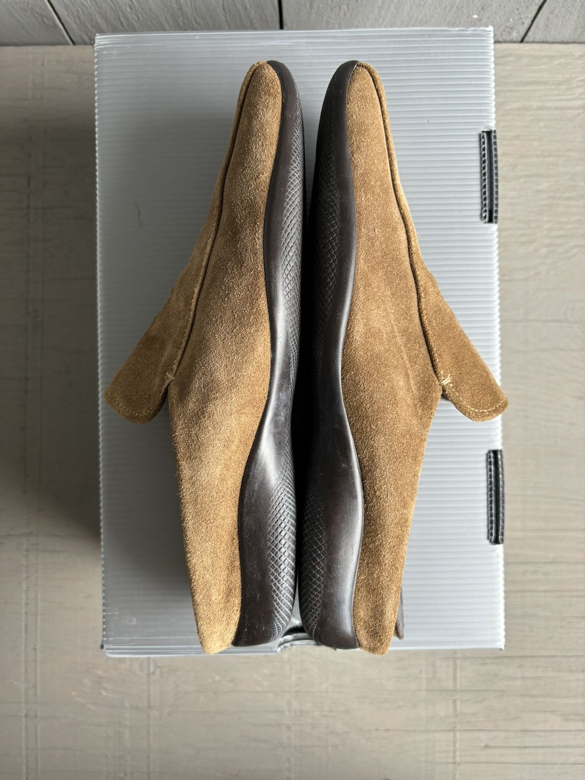 Prada × Vintage 2001 Prada Sport Mules Suede Vintage Square Toe 90s Sneaker Size US 6.5 / IT 36.5 - 13 Thumbnail