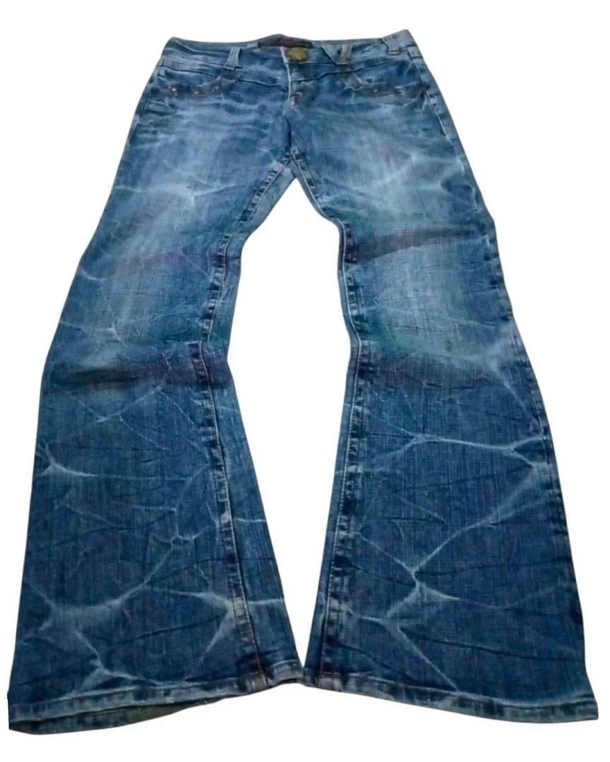 Hysteric Glamour 💥Flare⭐oirin Jeans flare denim nice design Size US 31 - 1 Thumbnail